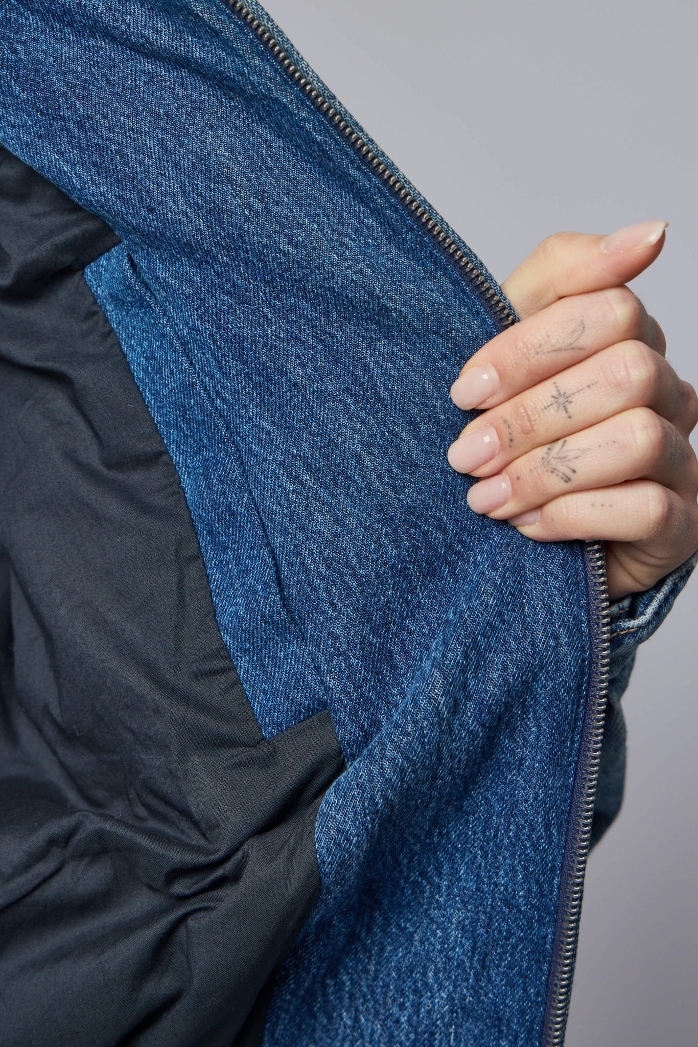 Denim Bomber Jacket