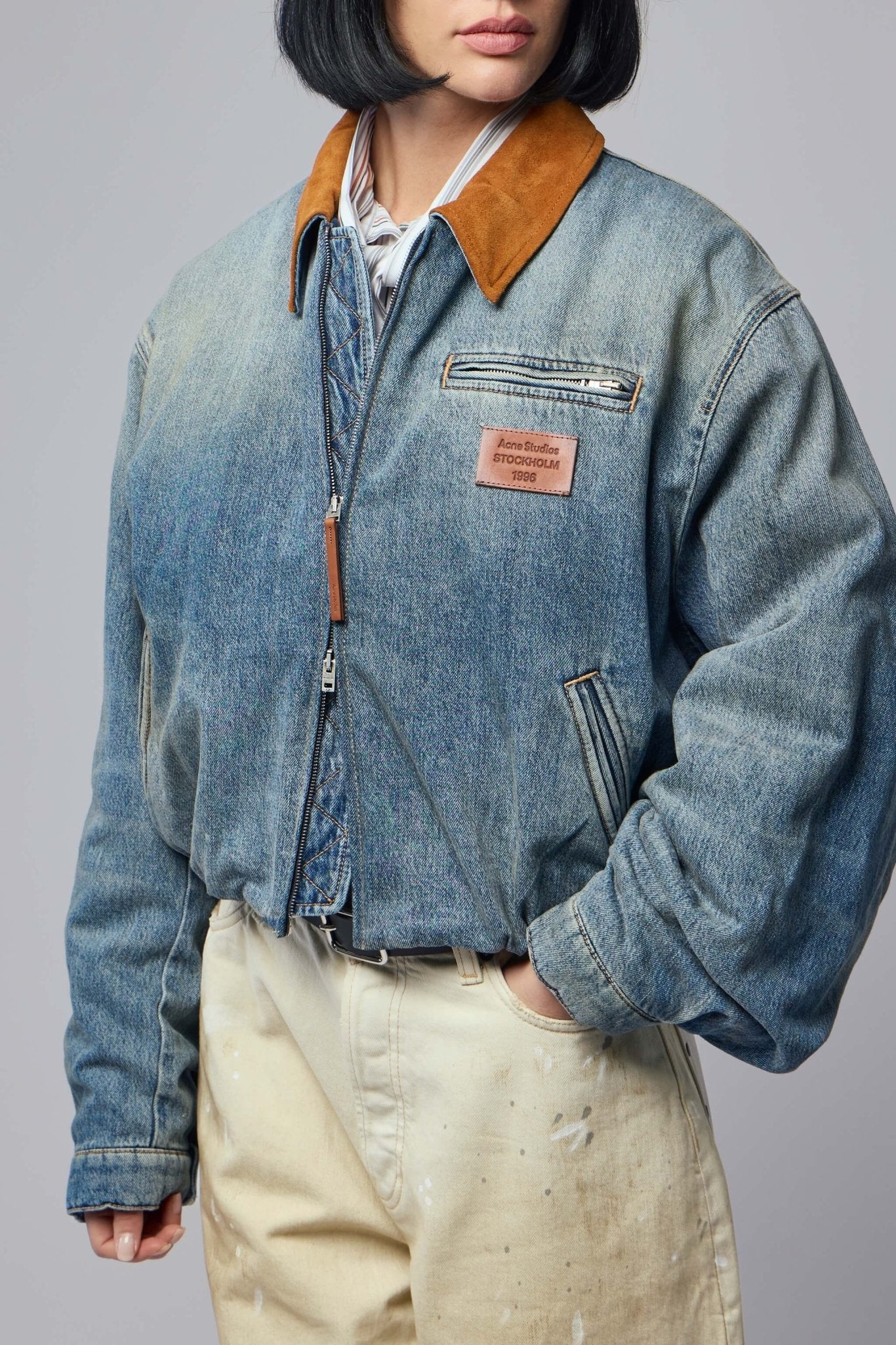 Denim Bomber Jacket