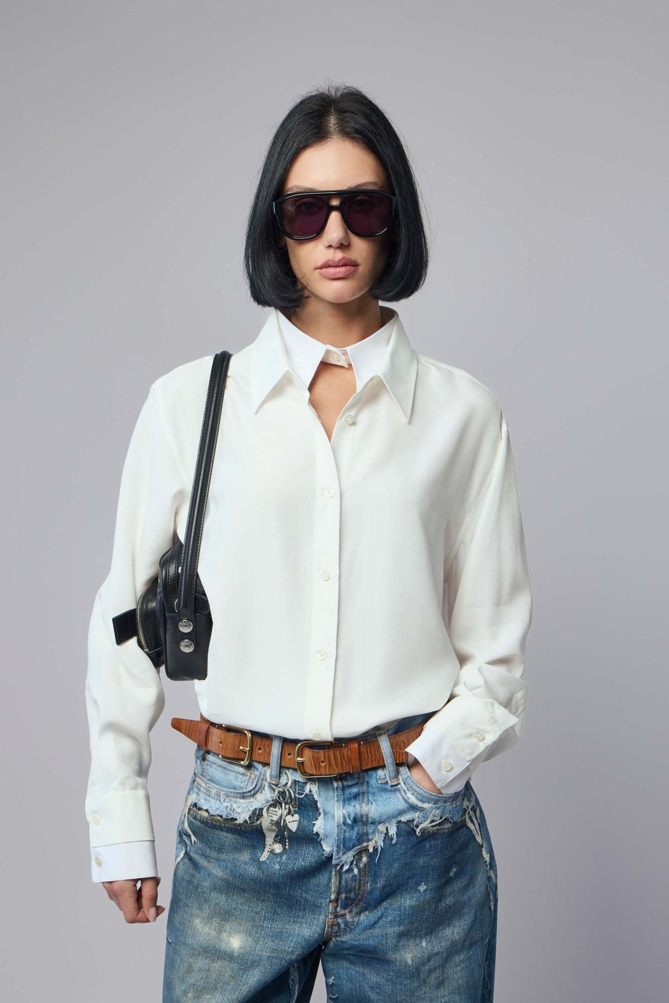 Layered Button-up