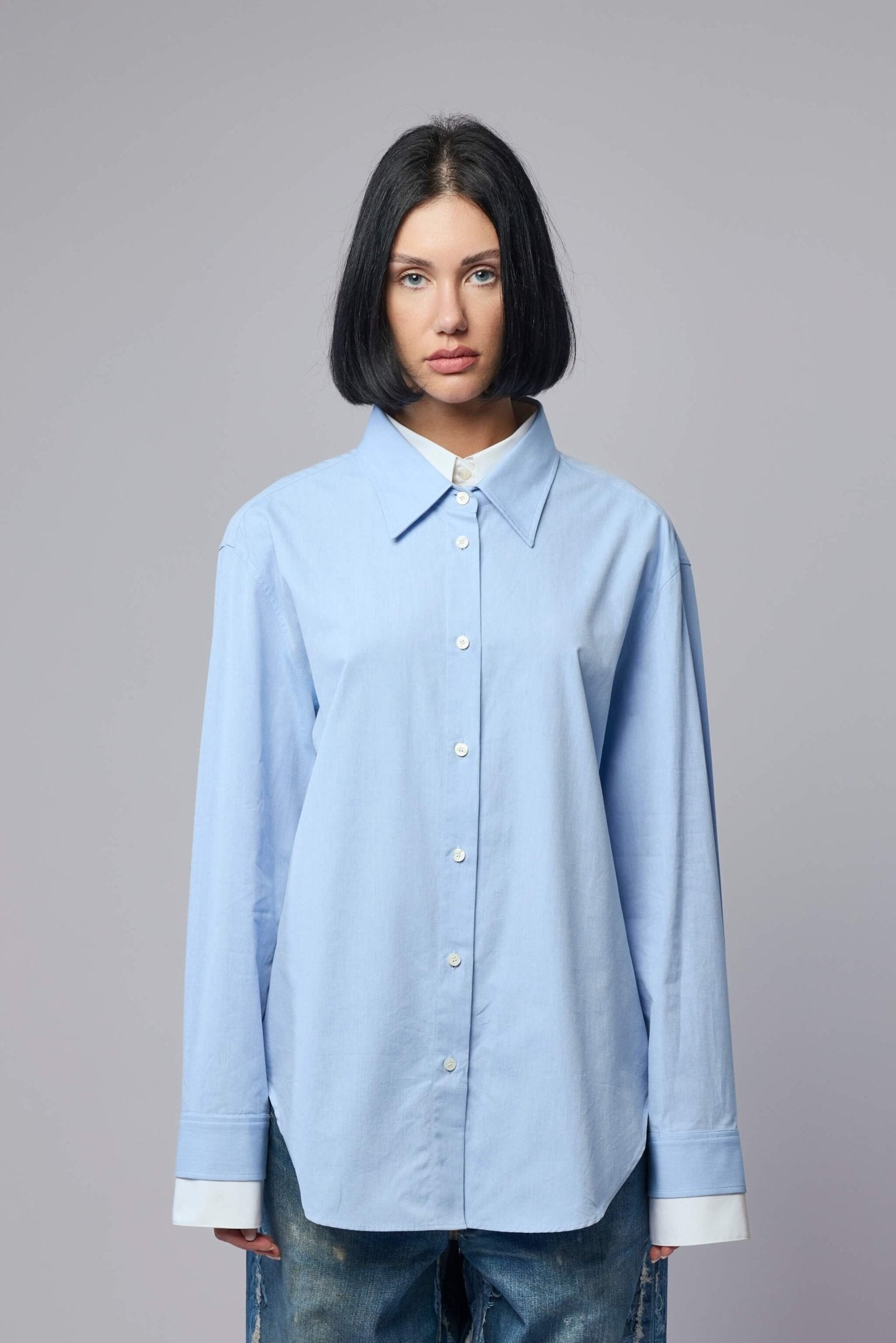 Layered Button-up