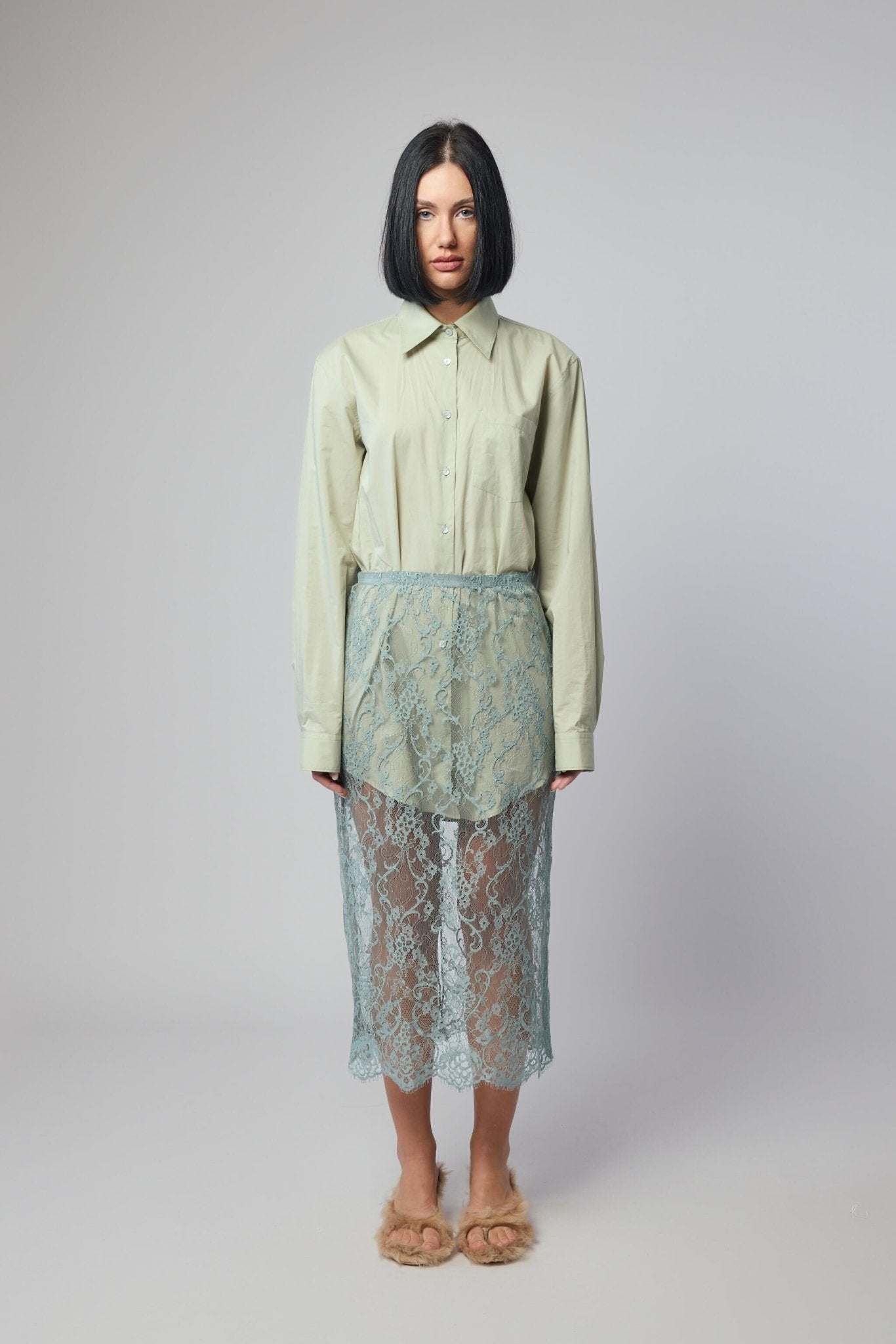 Layered Shirt Dress