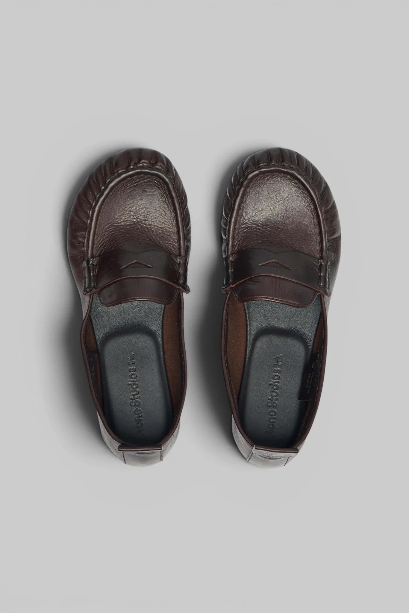 Leather loafers