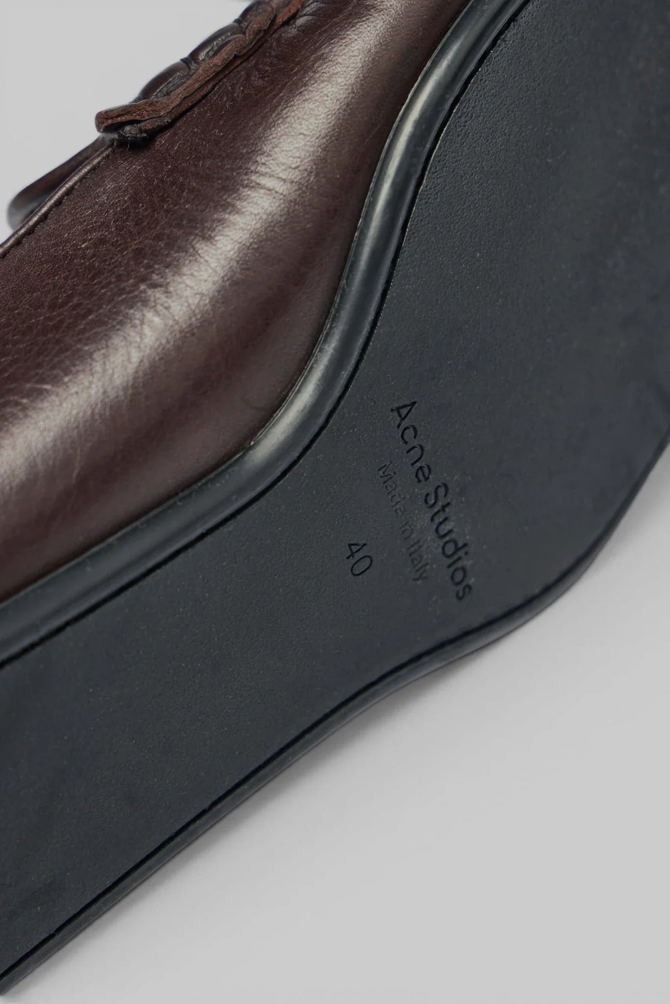 Leather loafers