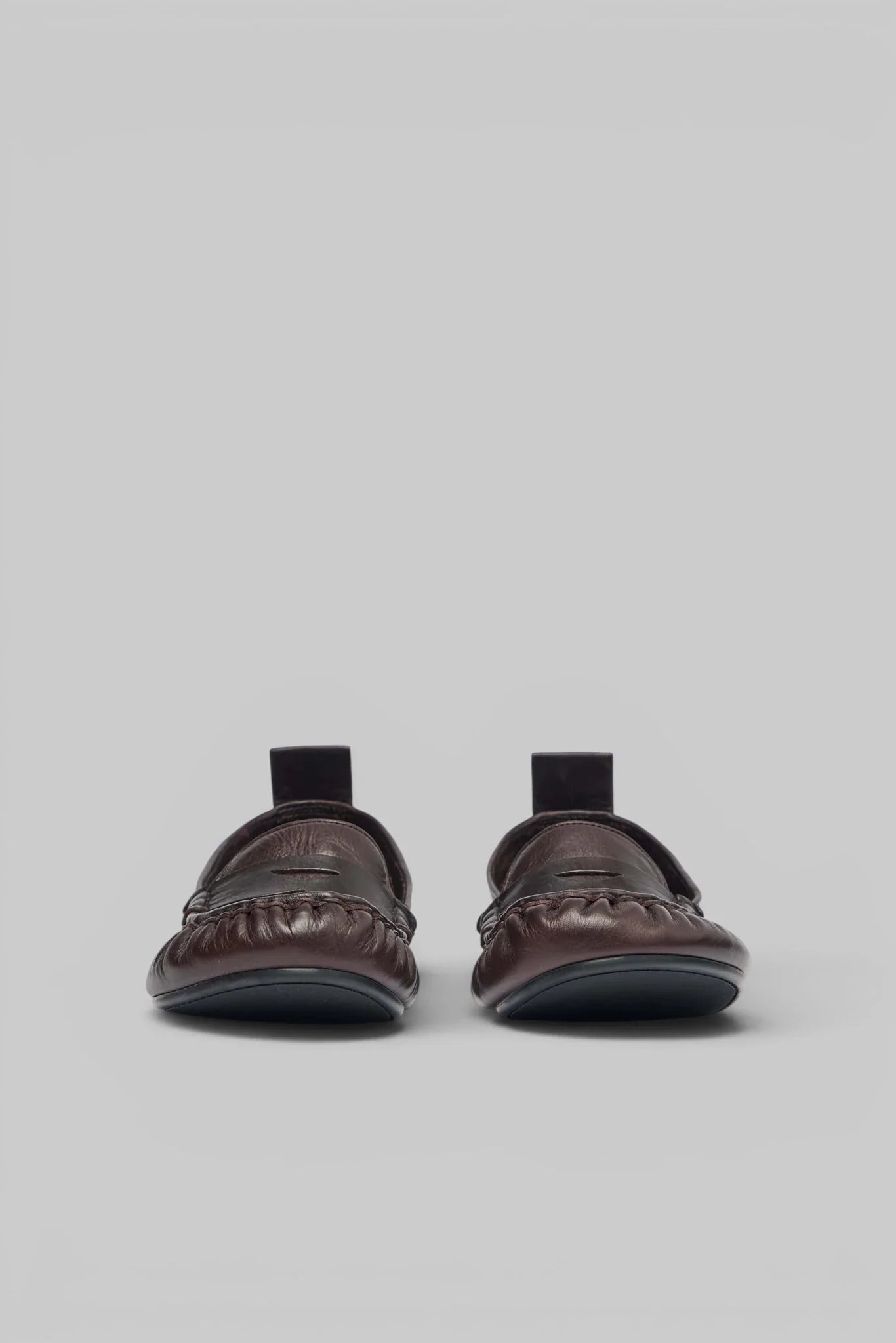 Leather loafers