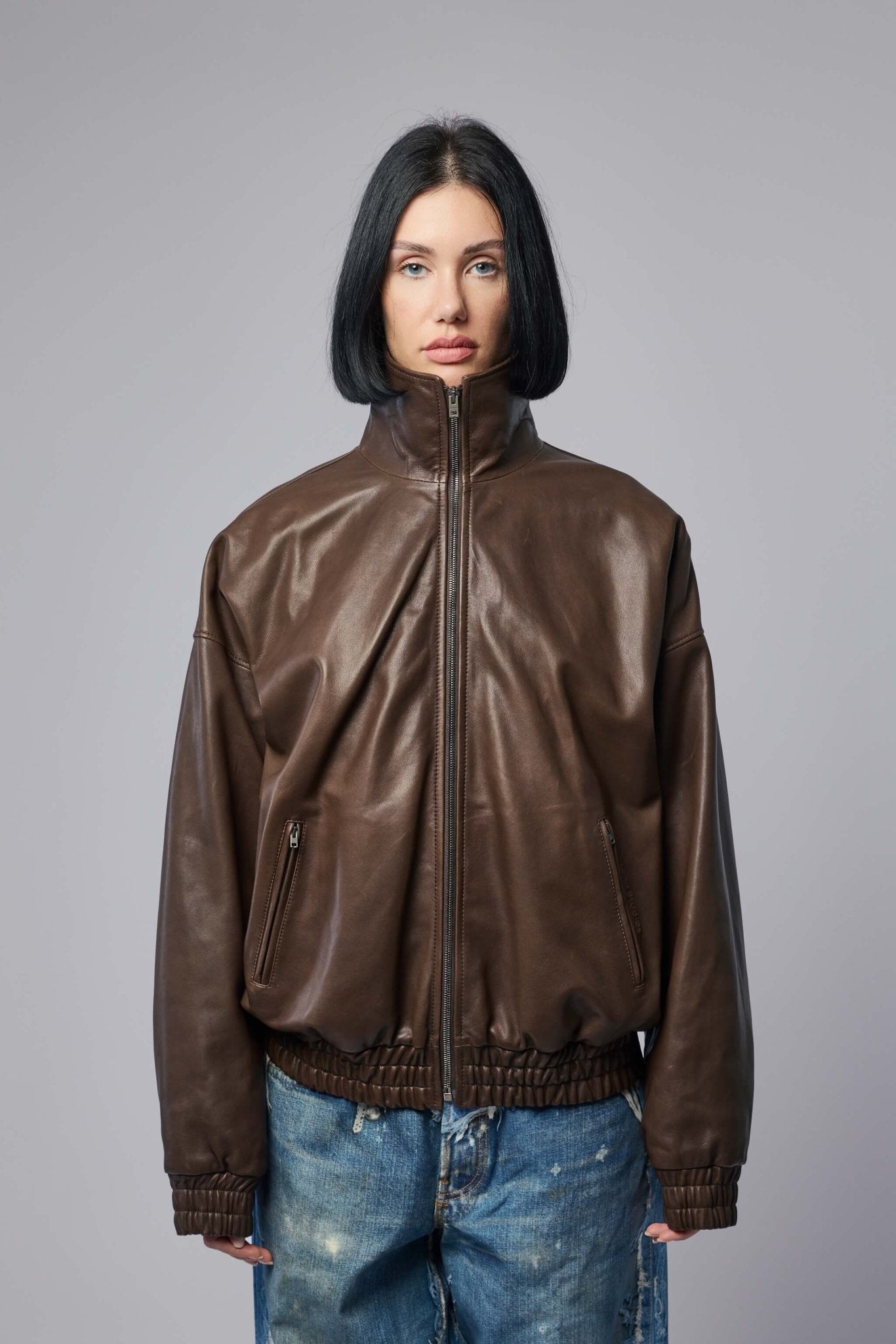 Leather Blouson