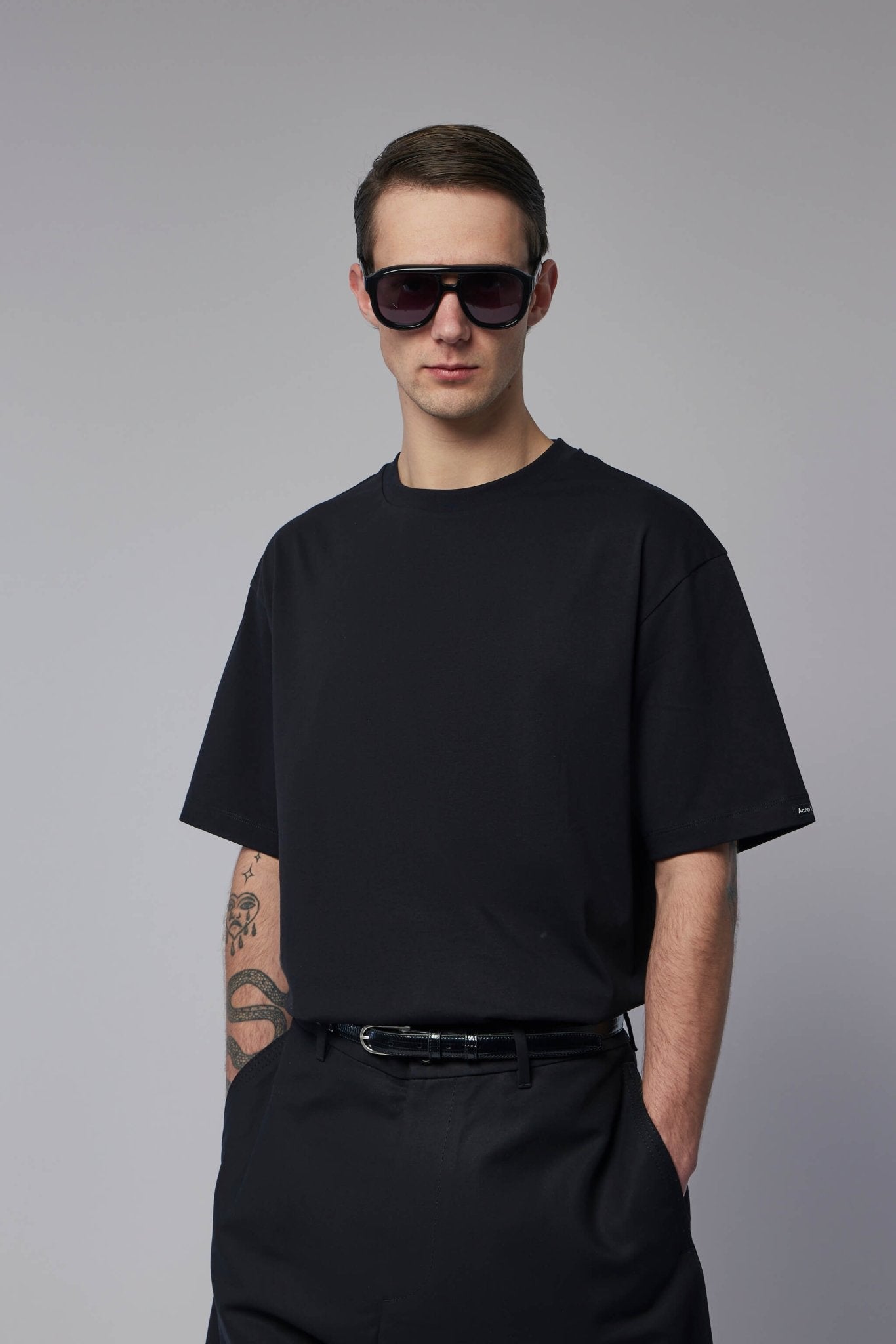 Satin Logo T-shirt - Relaxed