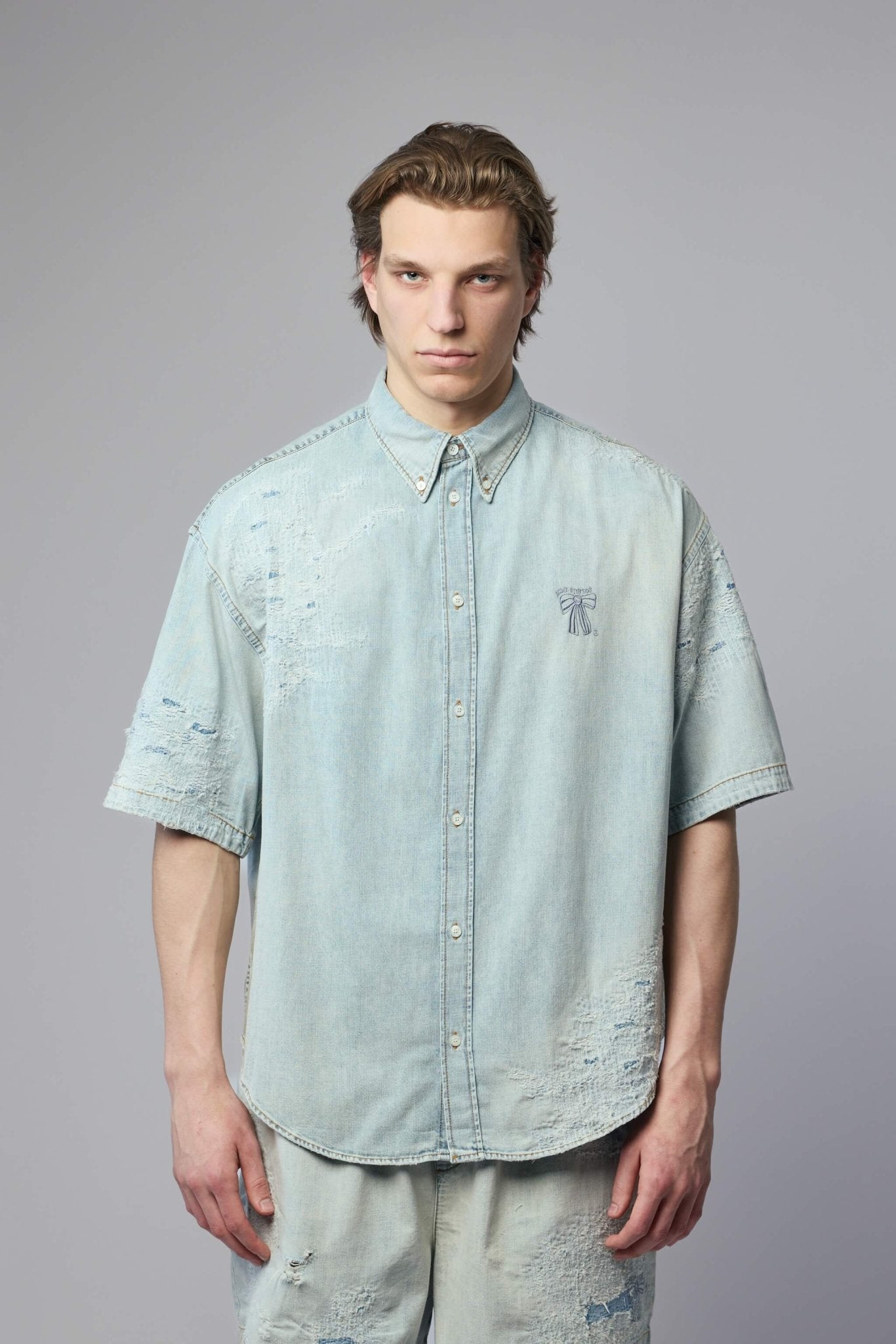 Mended Denim Shirt