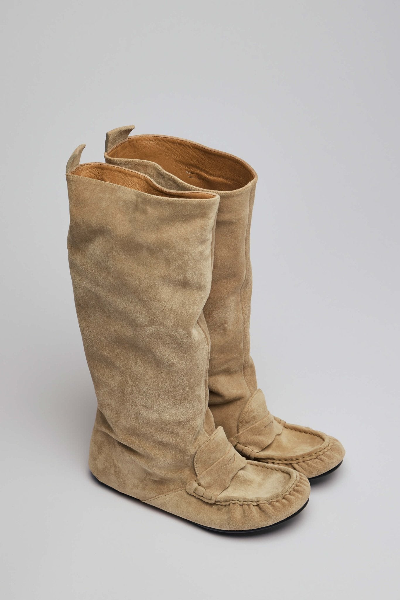 Slouch Saddle Boots