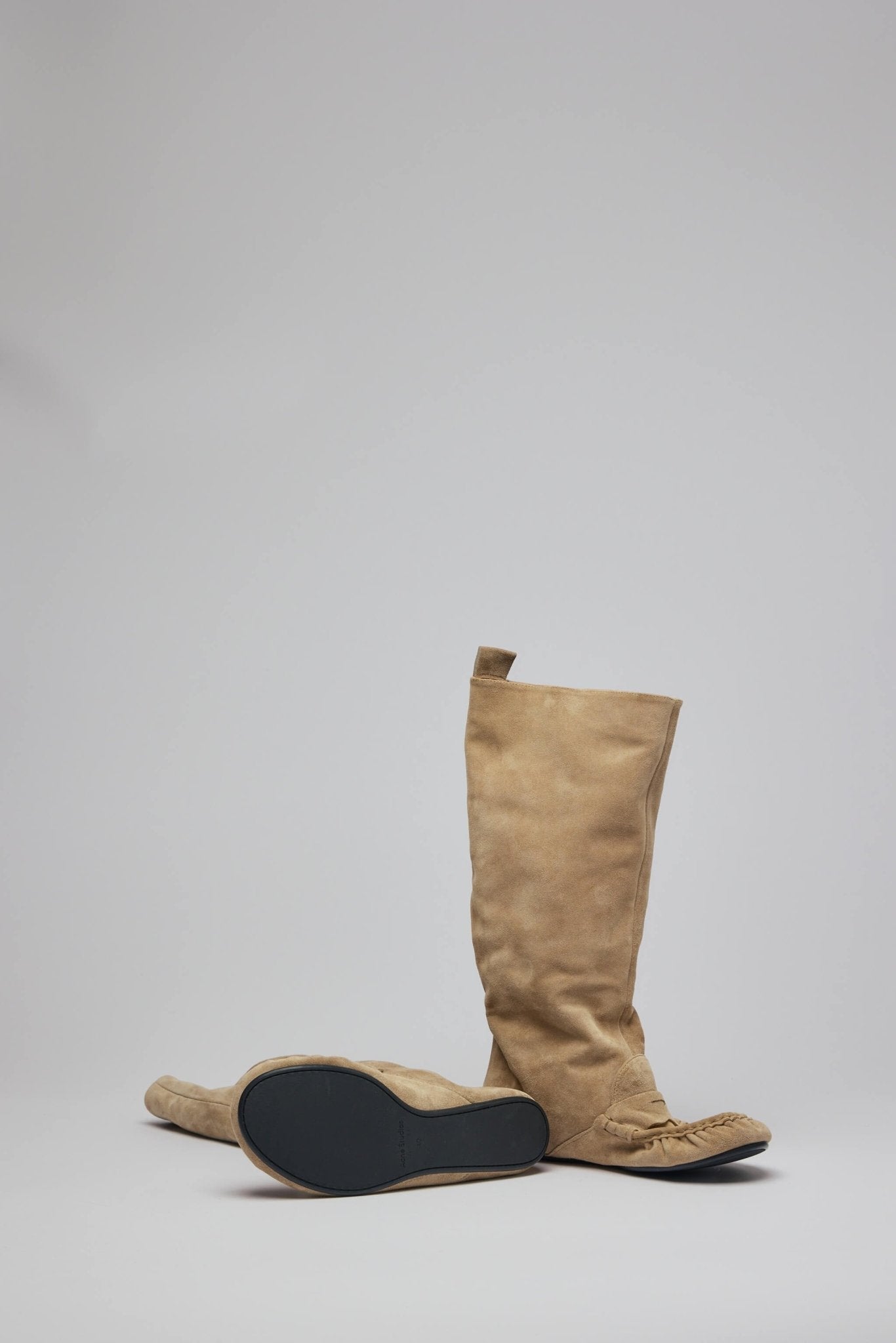Slouch Saddle Boots