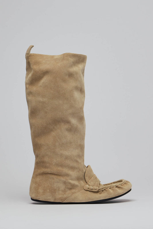 Slouch Saddle Boots