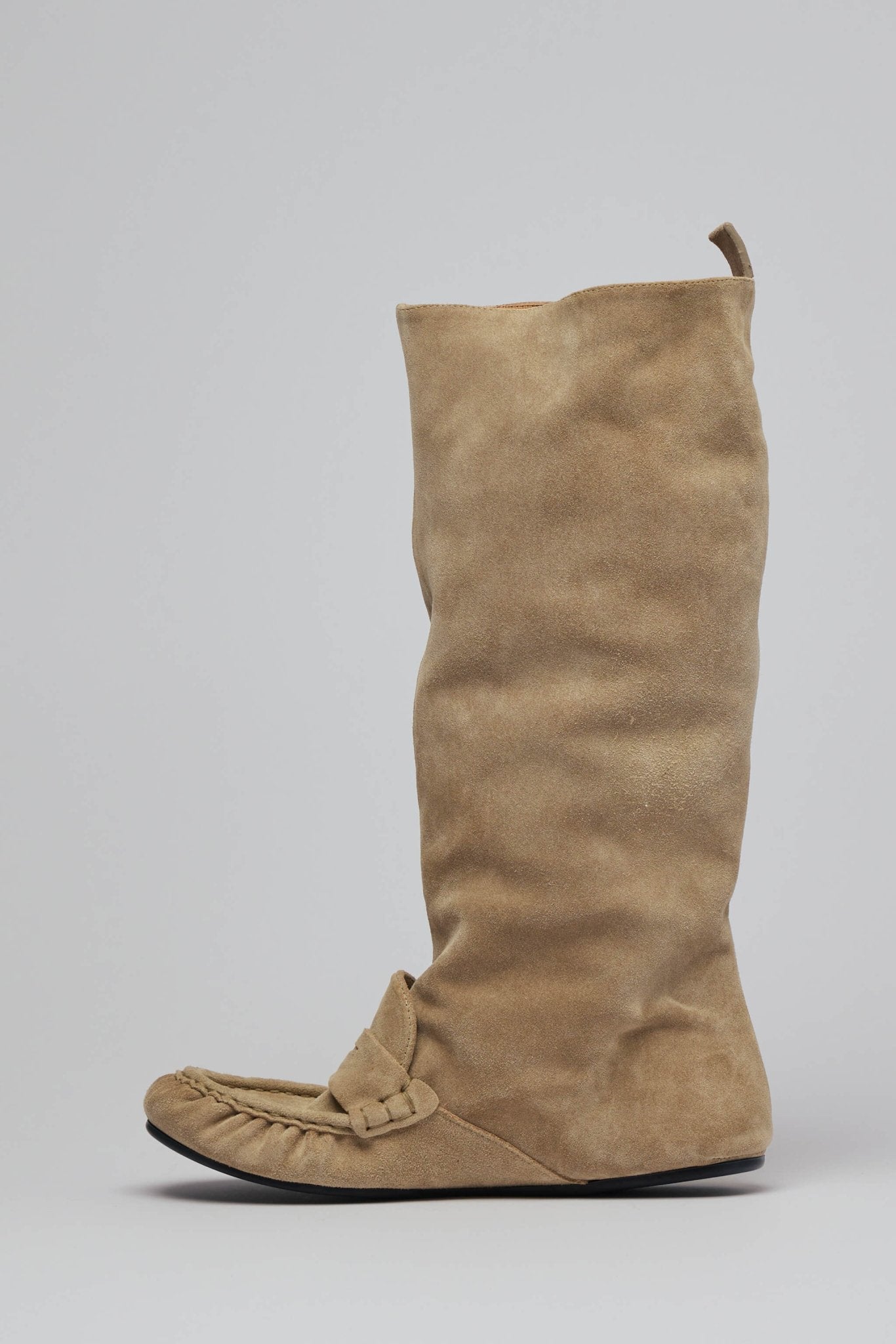 Slouch Saddle Boots