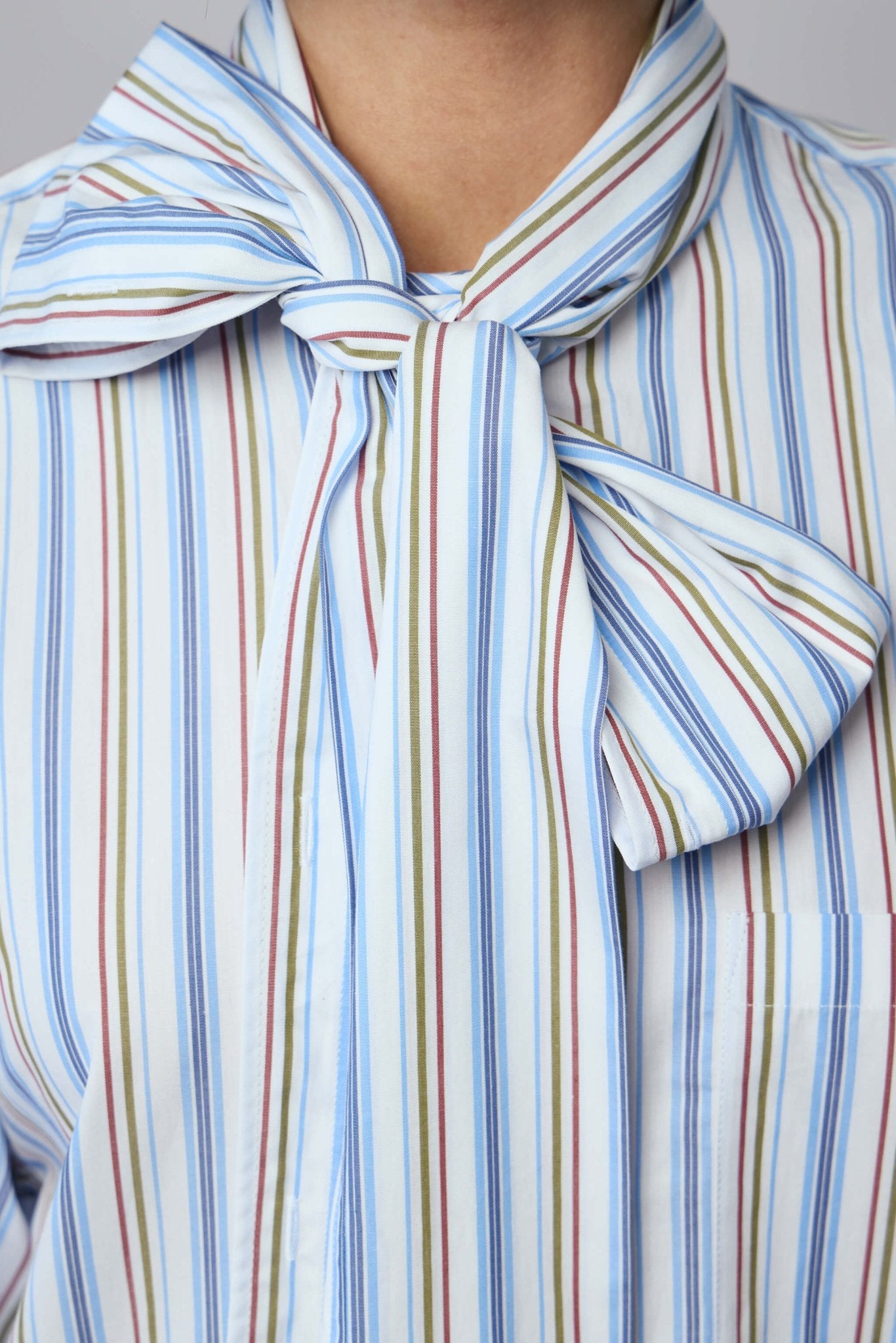 Striped Shirt Dress