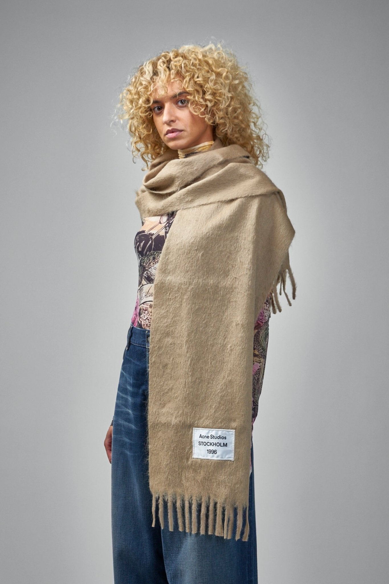 Wool Mohair Scarf