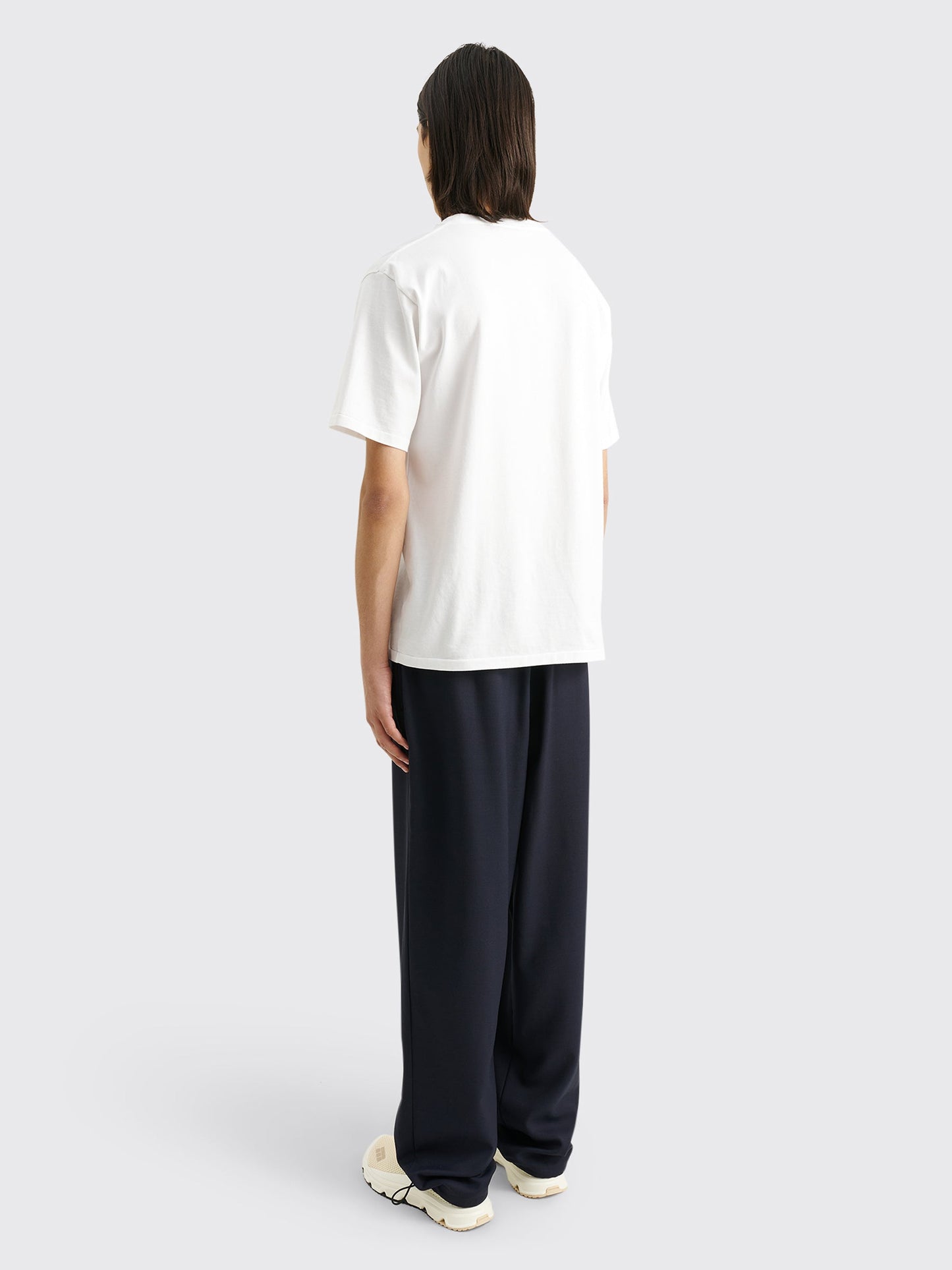 Acne Studios Jacquard Wool Pants Navy