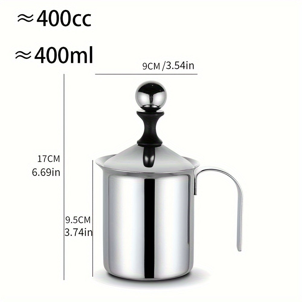 Manual Milk Stainless Steel Handheld Whisk