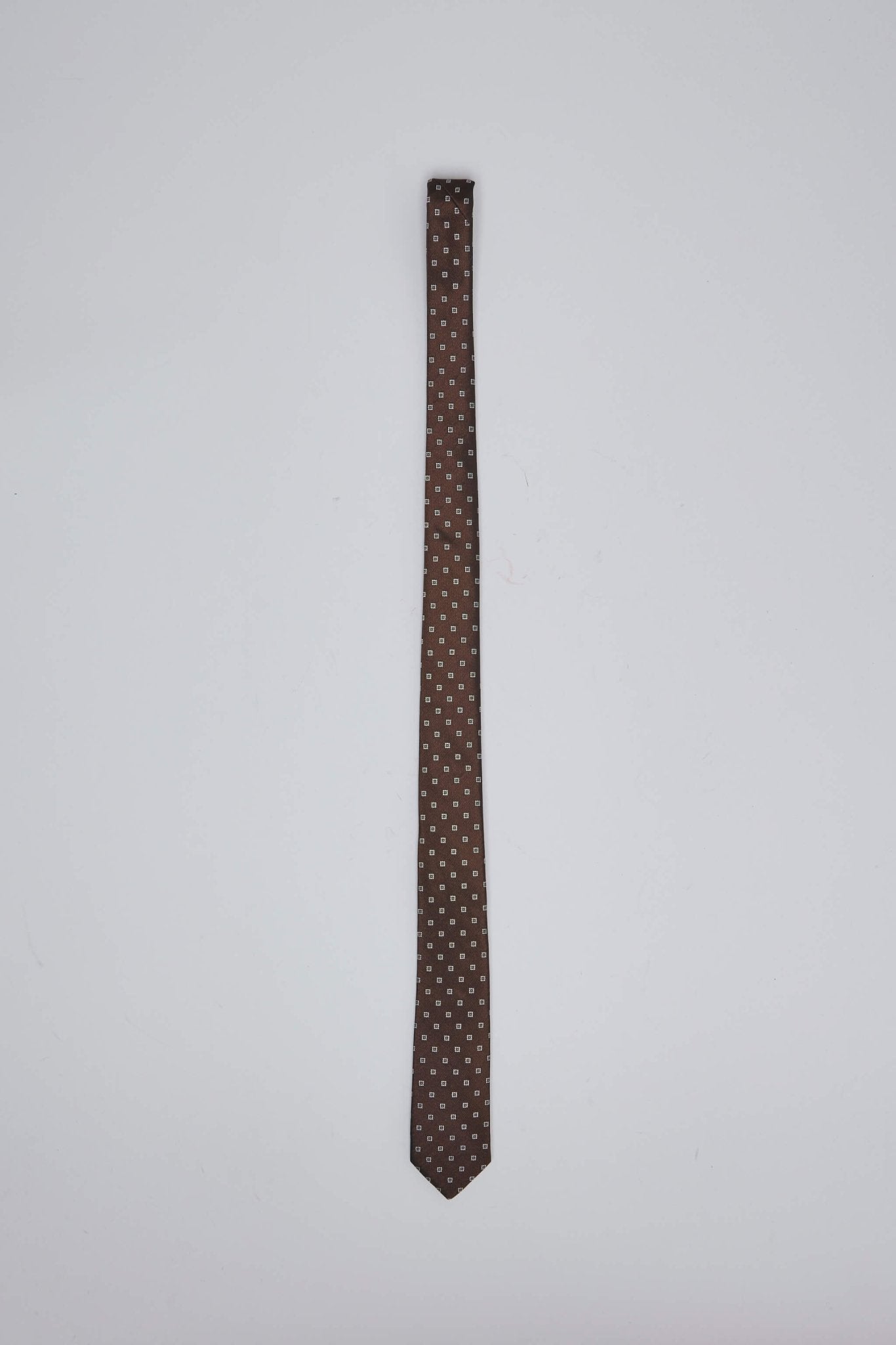 Brown Medallion Tie