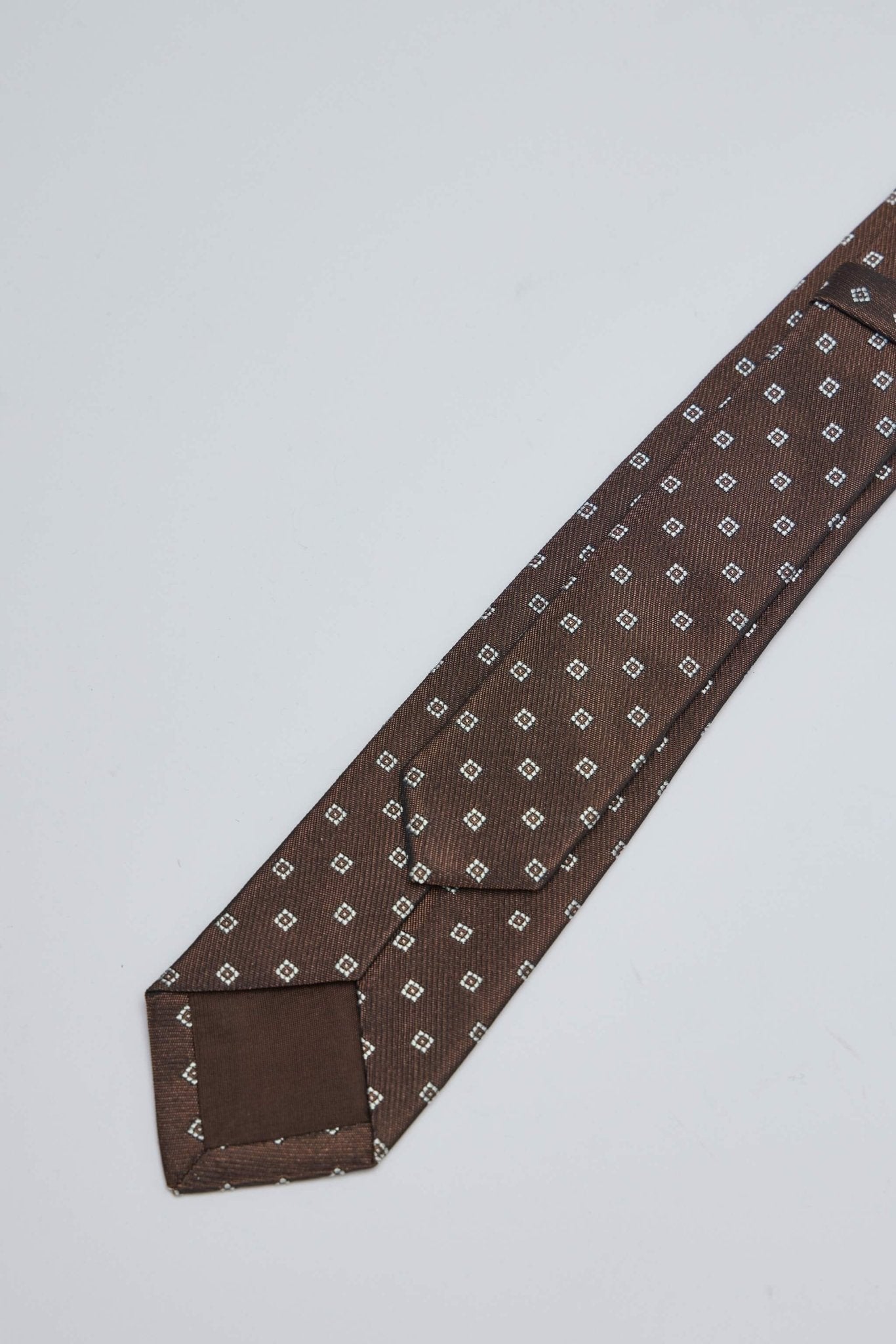 Brown Medallion Tie