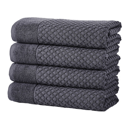 Cotton Diamond Waffle Weave Bath Towel Set - Grayson Collection