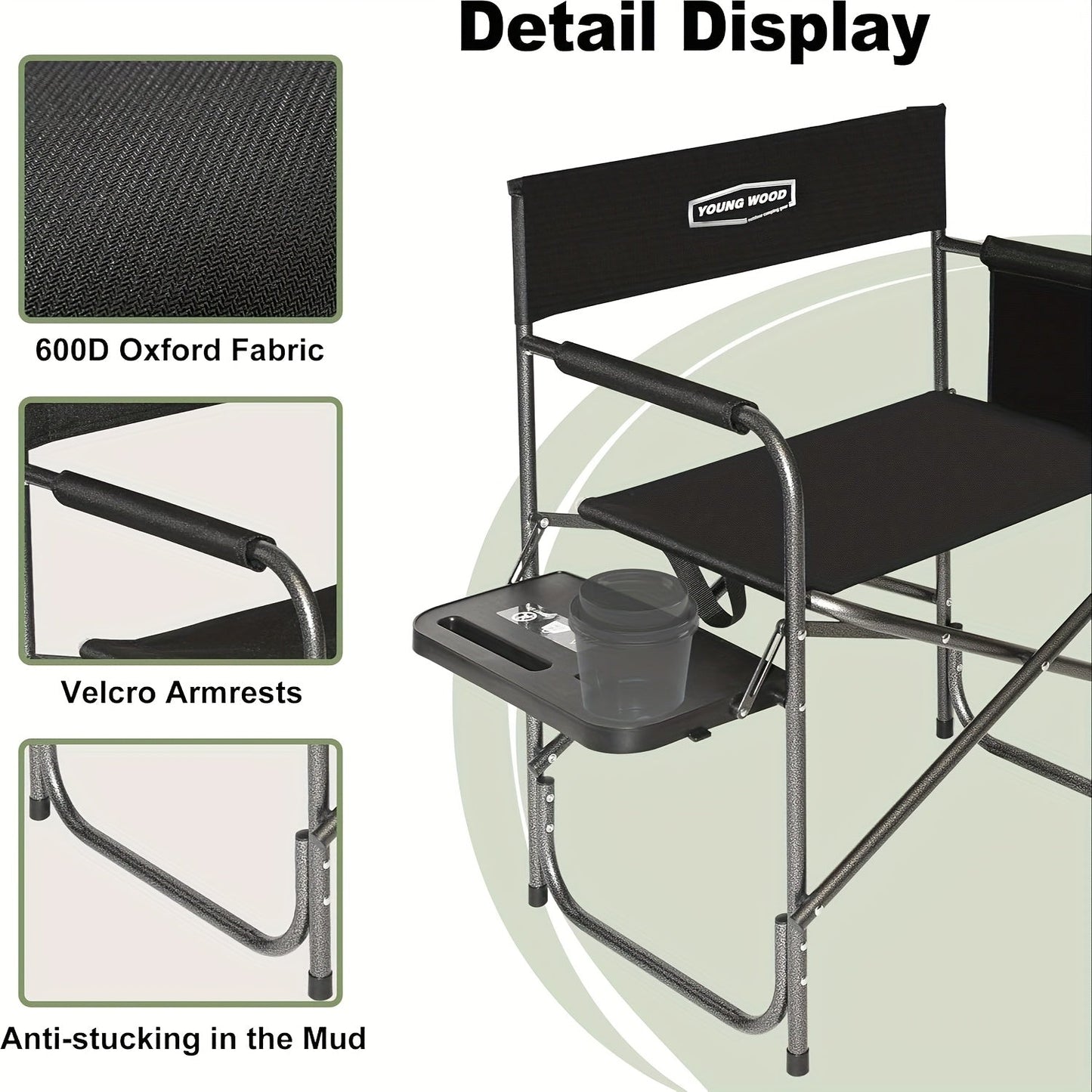 Folding Camping Chair with Cup Holder