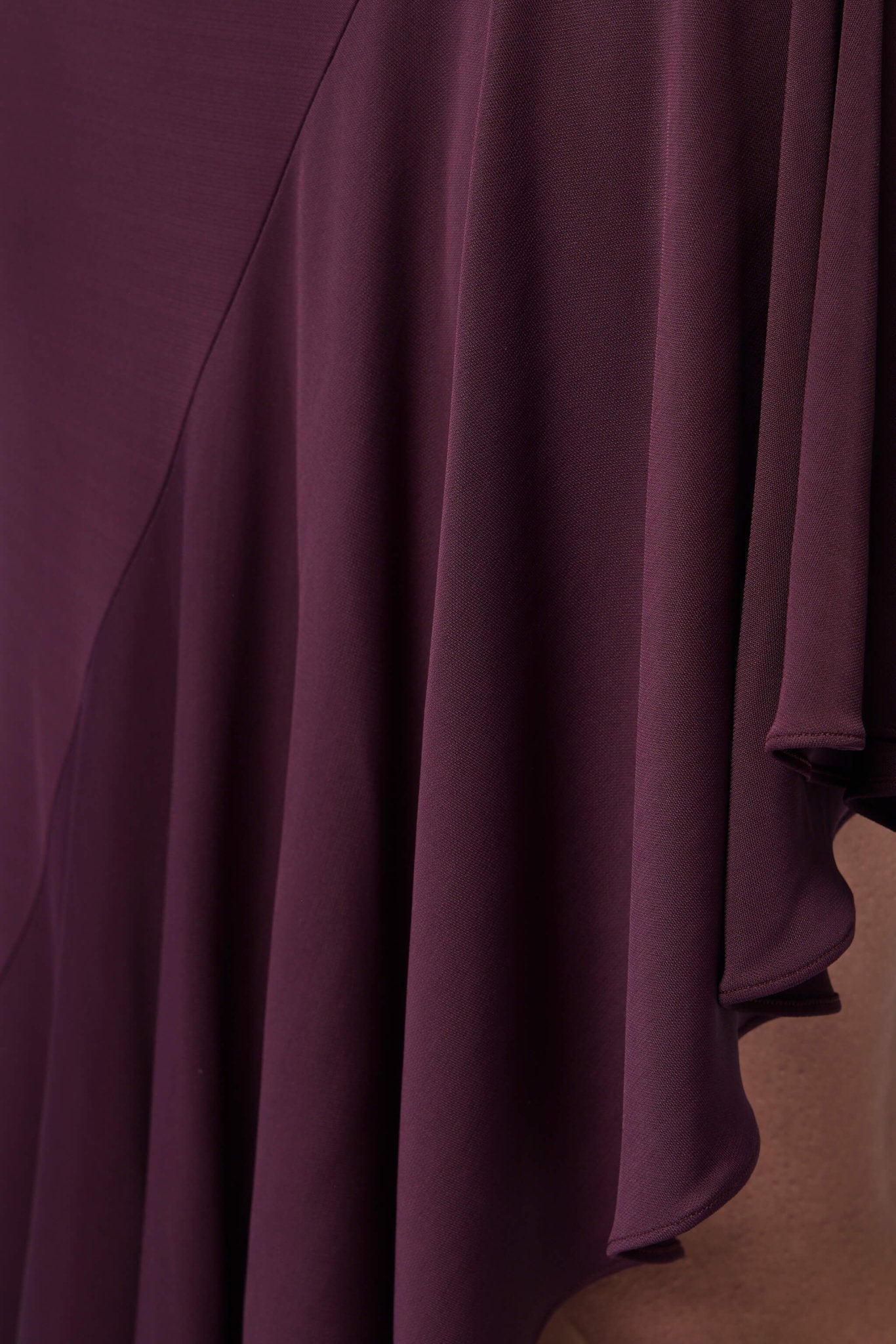 Asymmetric Fluid Jersey Dress