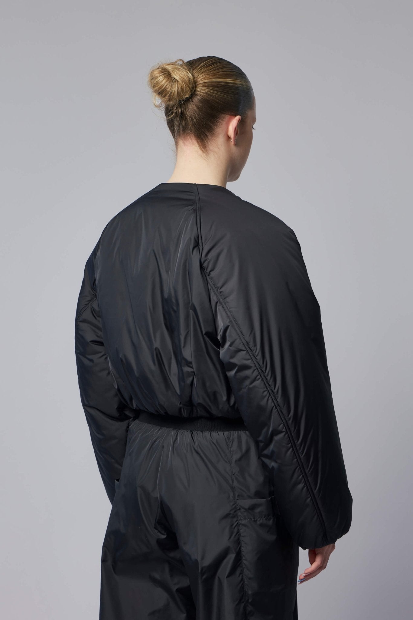 Nylon Pleated Bomber