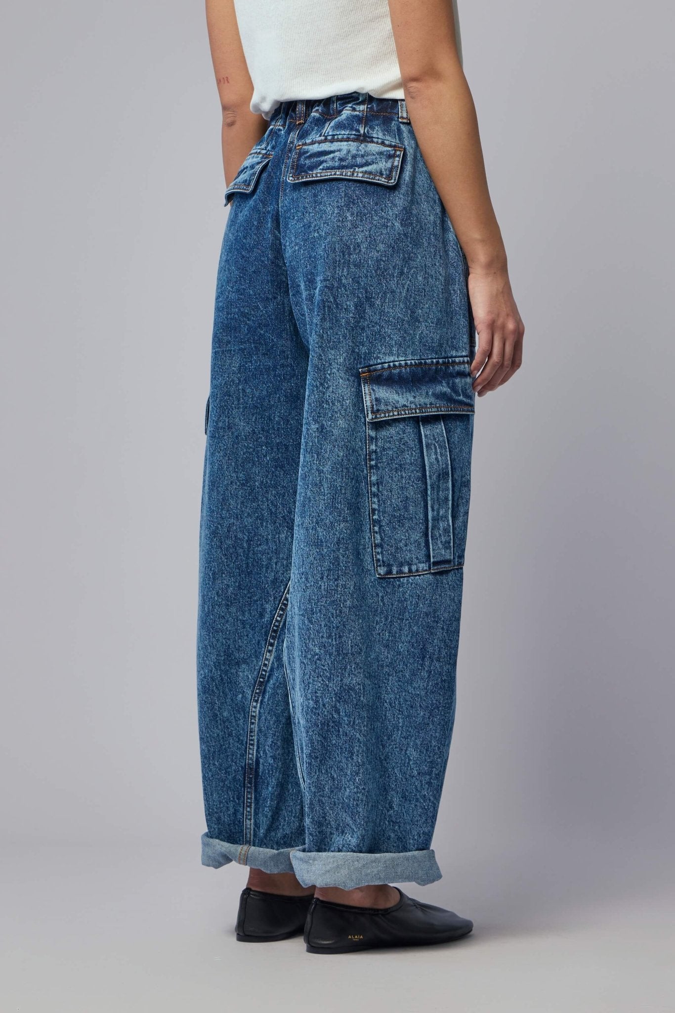 Cargo Denim Pants