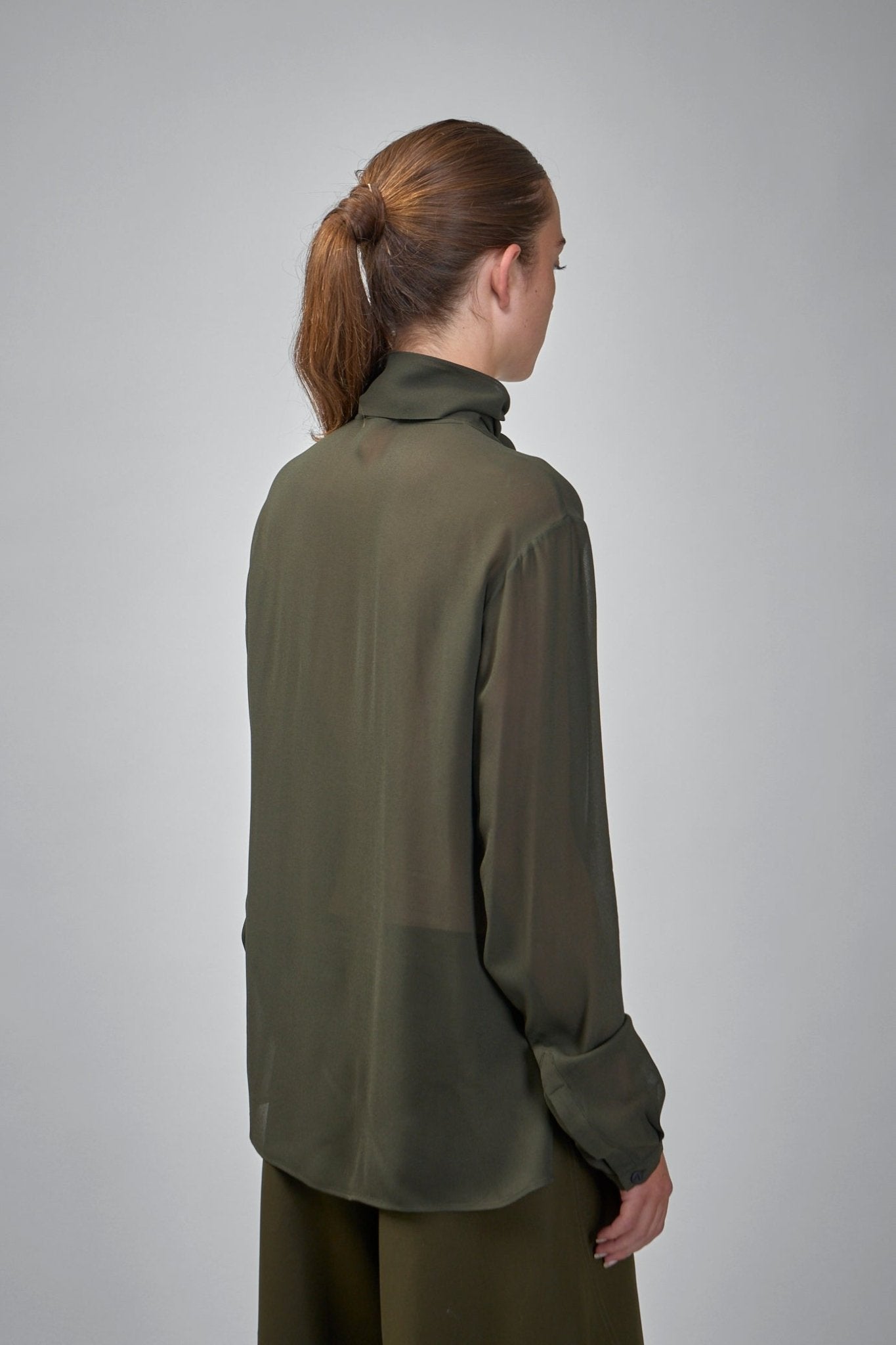 Georgette Scarf Blouse