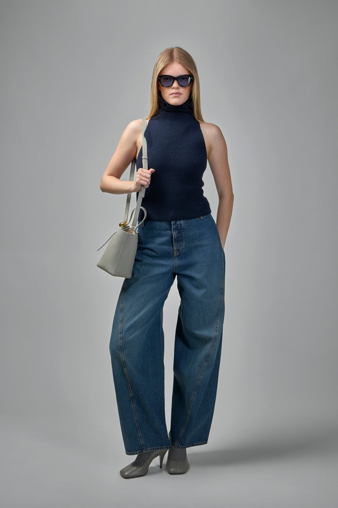 Halter Top Tweed Knit