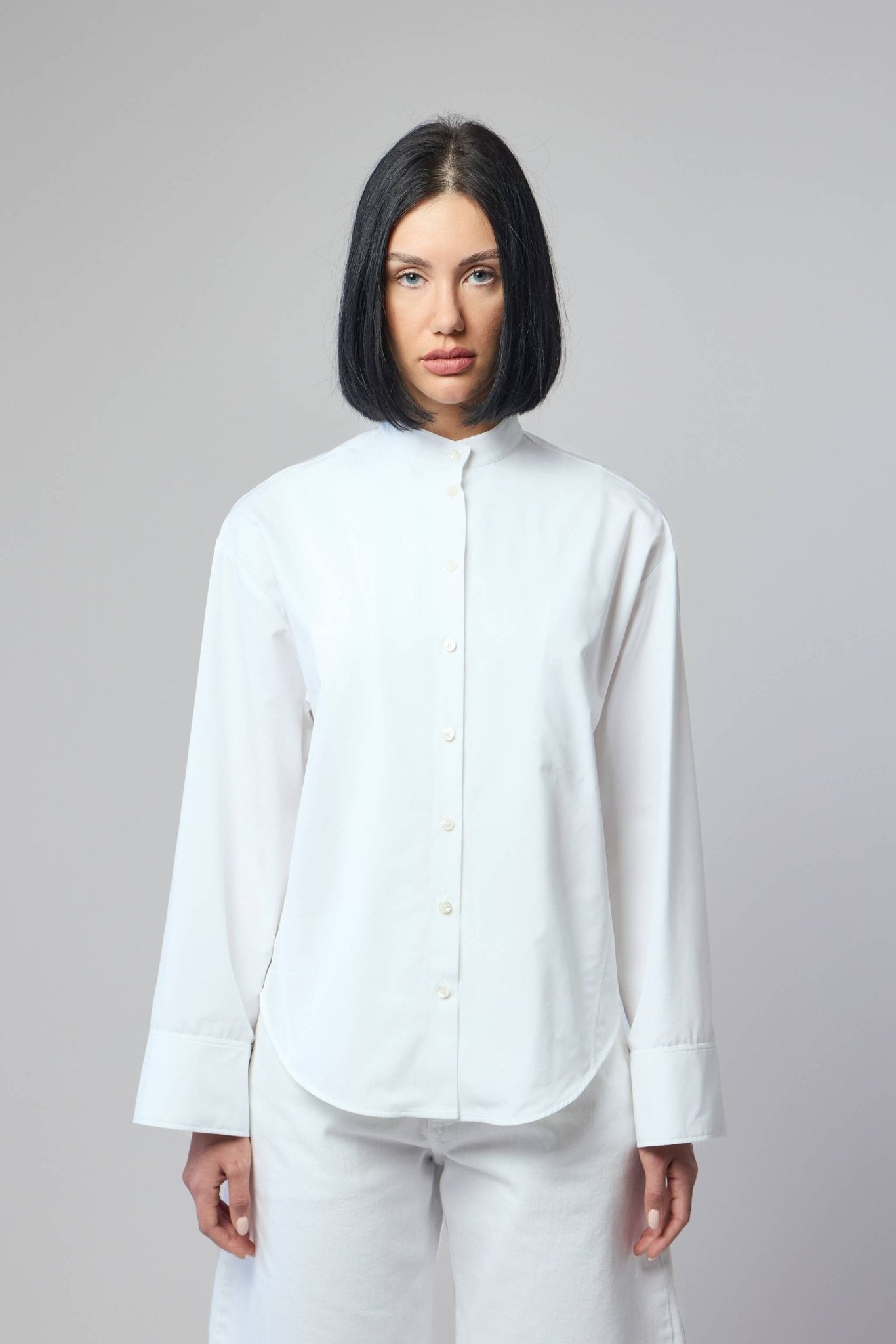 Layered Poplin Shirt