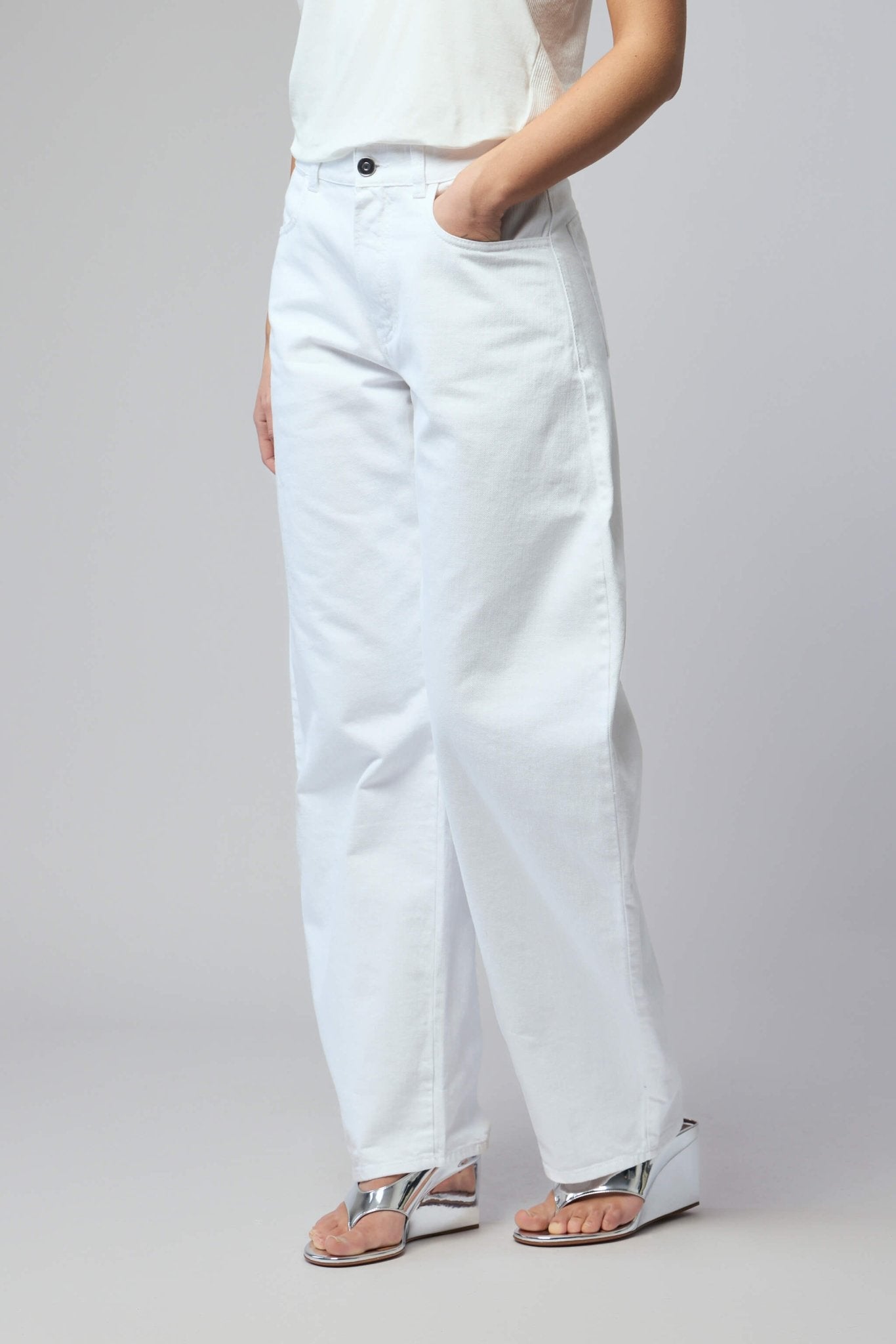 Low Waist Round Jeans