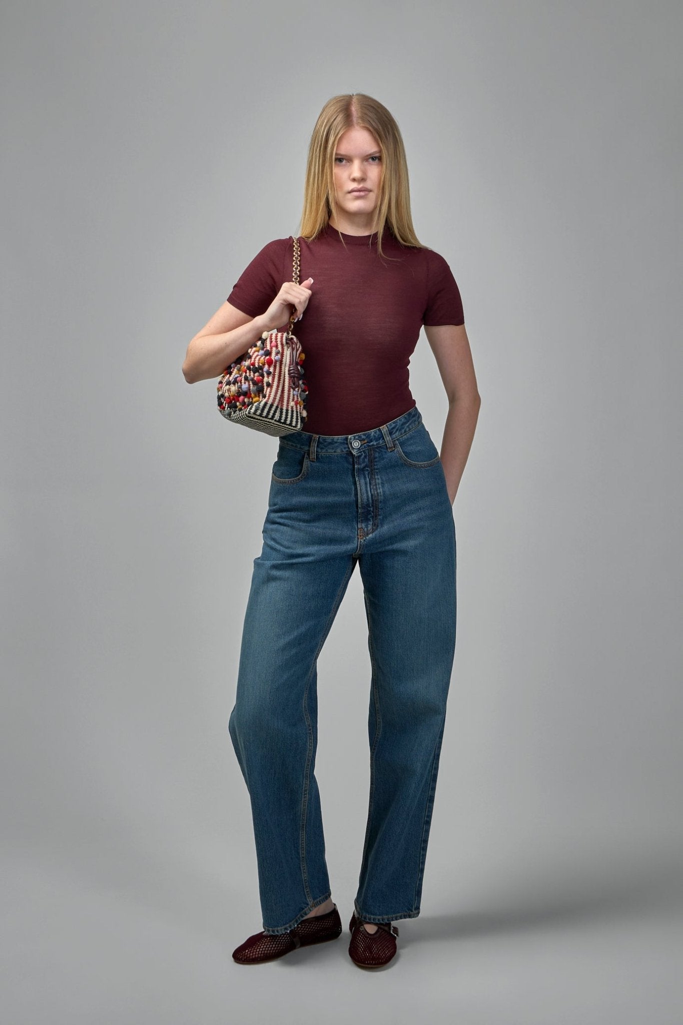 Low Waist Denim Pants