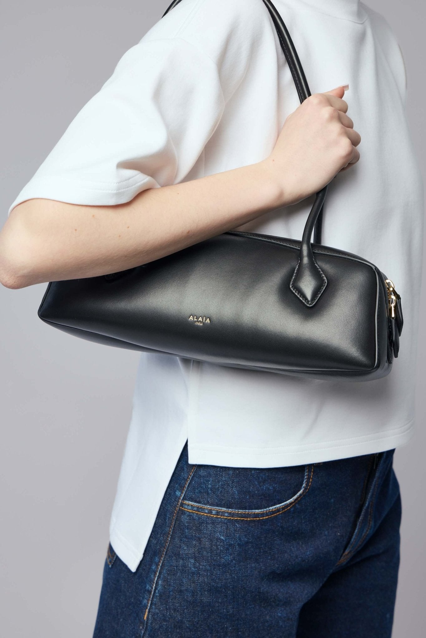 Le Teckel Medium Bag in Padded Leather