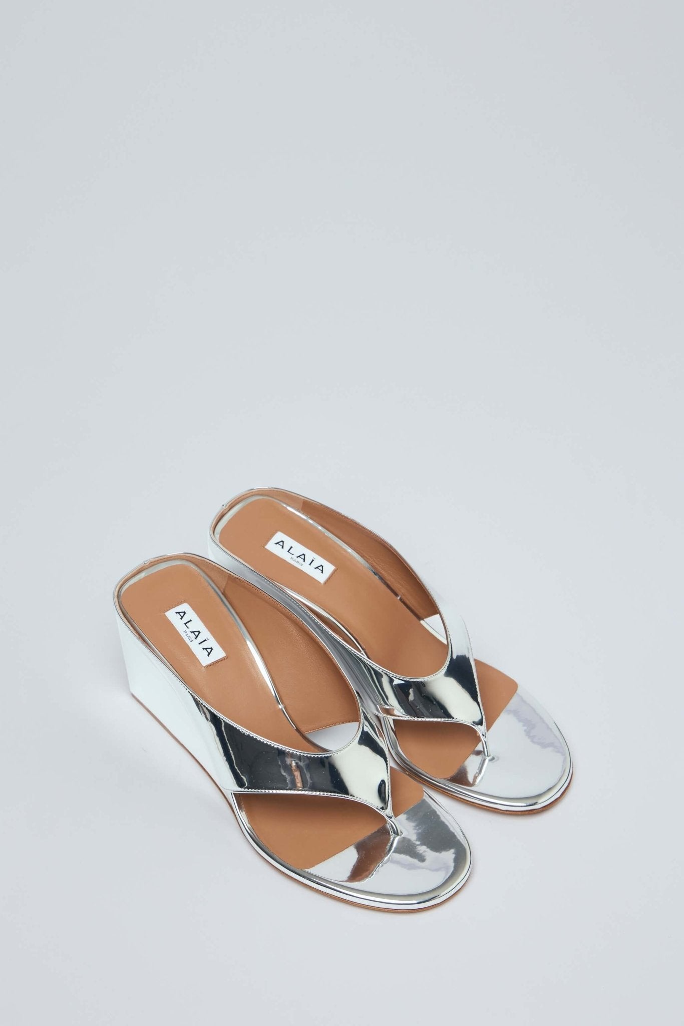 Cube Thong Mules
