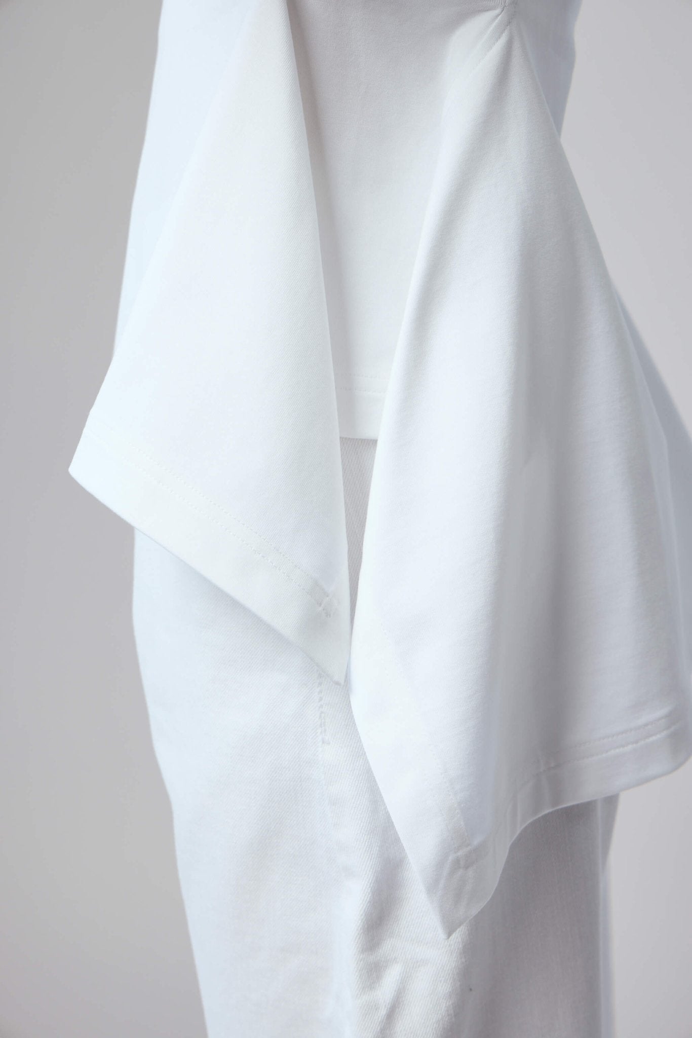 Paneled Cotton T-shirt