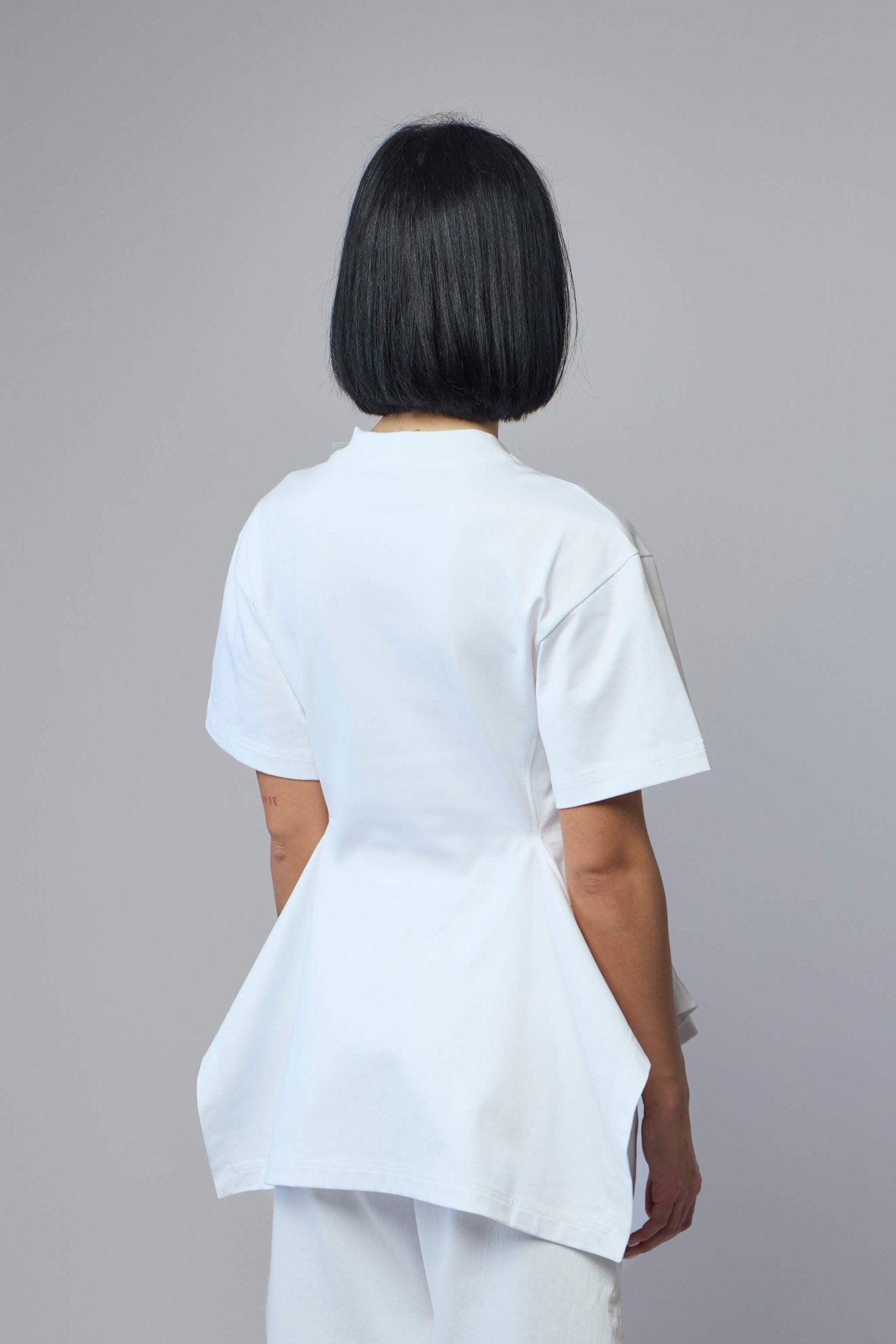 Paneled Cotton T-shirt