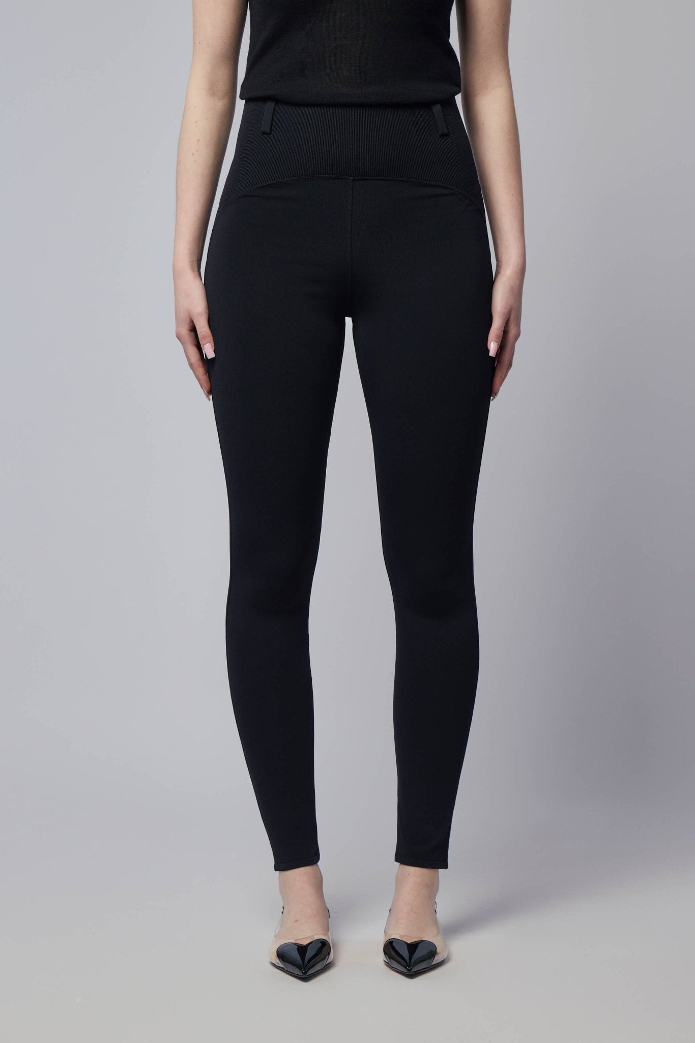 Rib Belt Loop Leggings