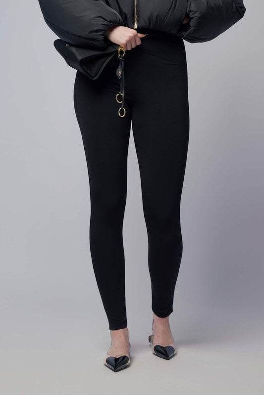 Rib Belt Loop Leggings