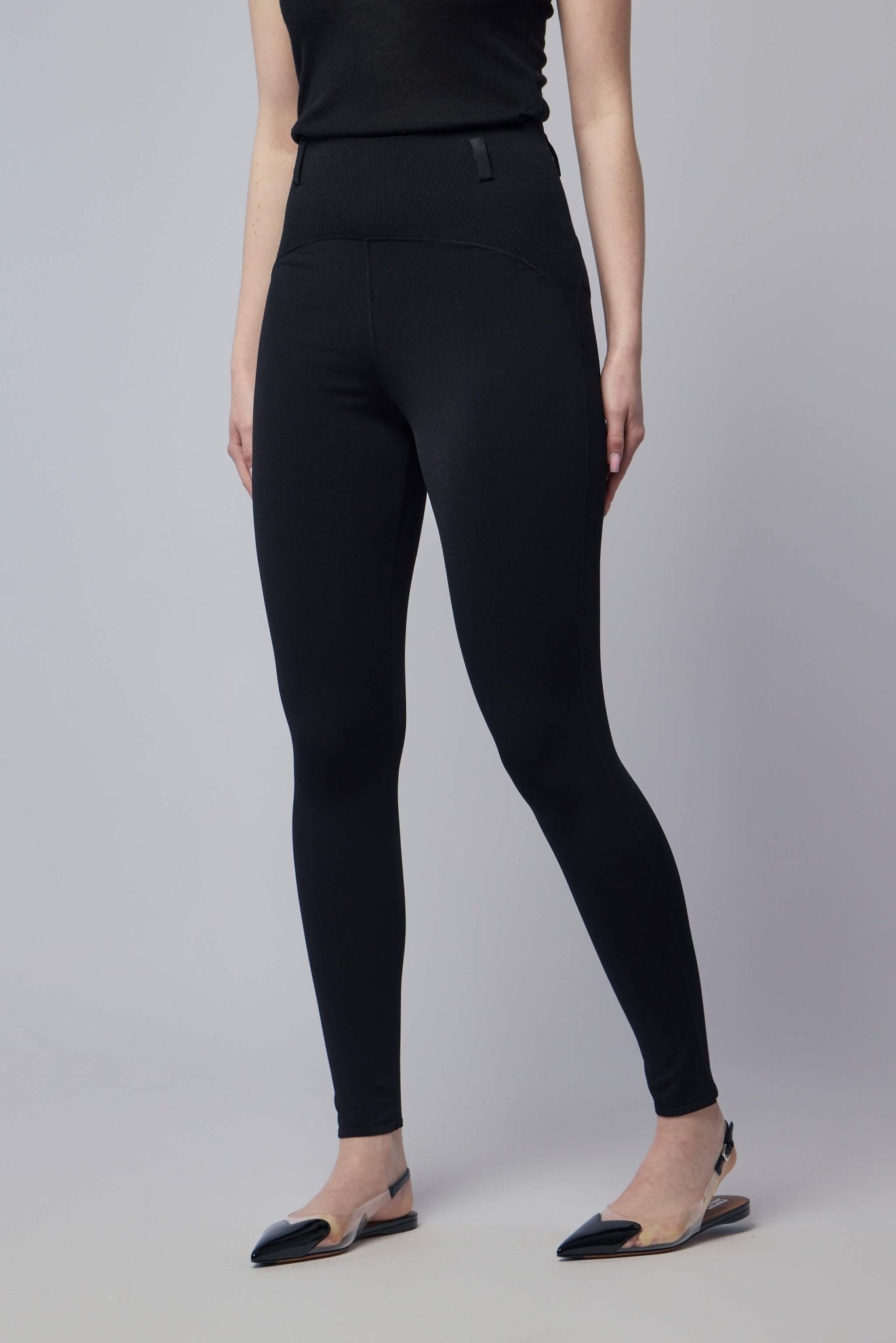 Rib Belt Loop Leggings