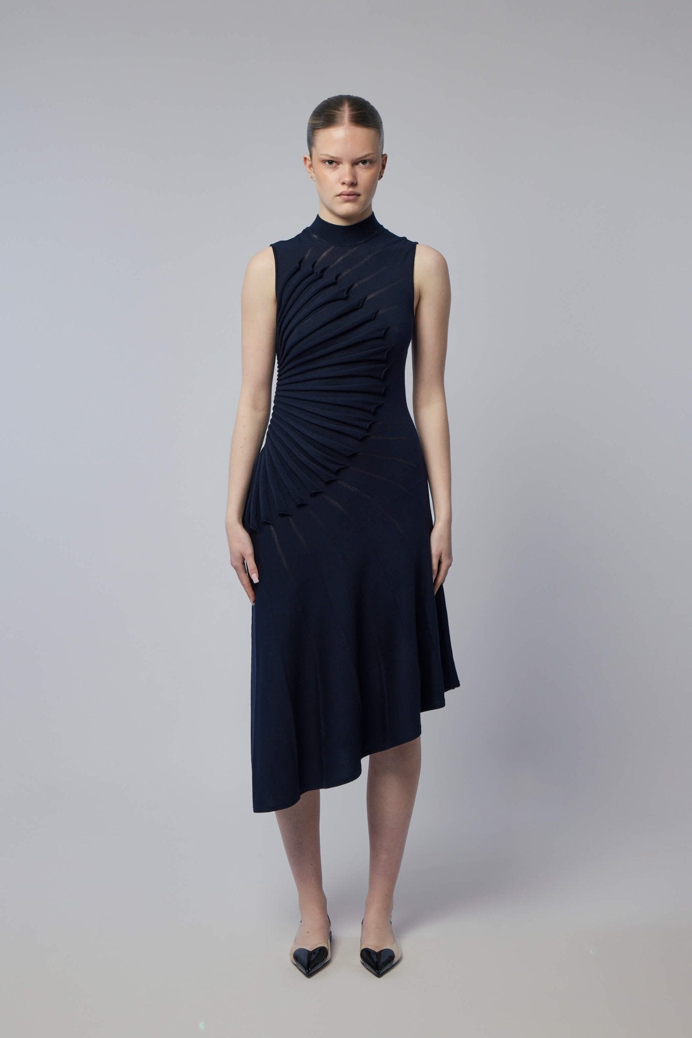 Sculpting Wool Dress