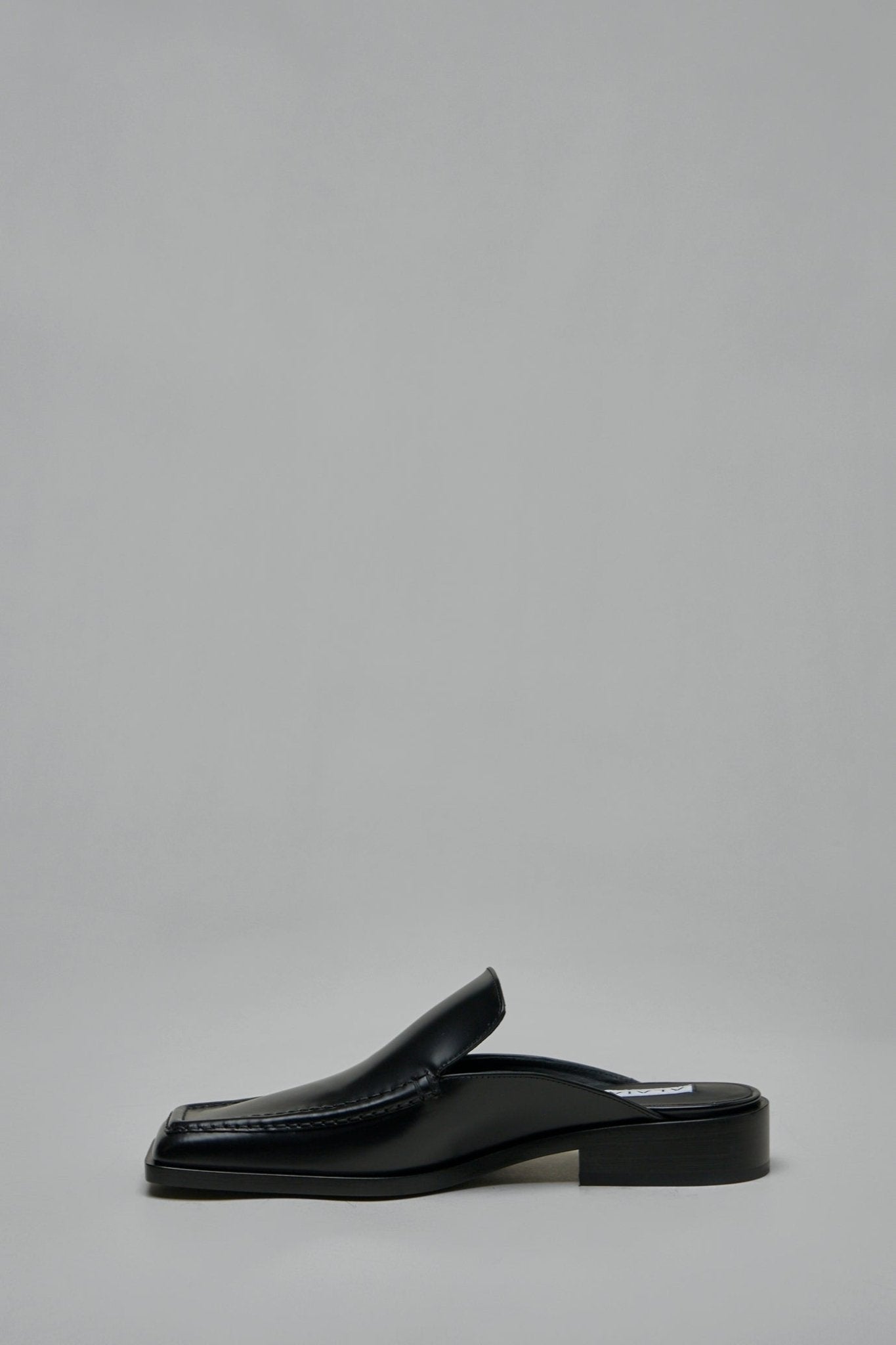 Square Loafer Mules