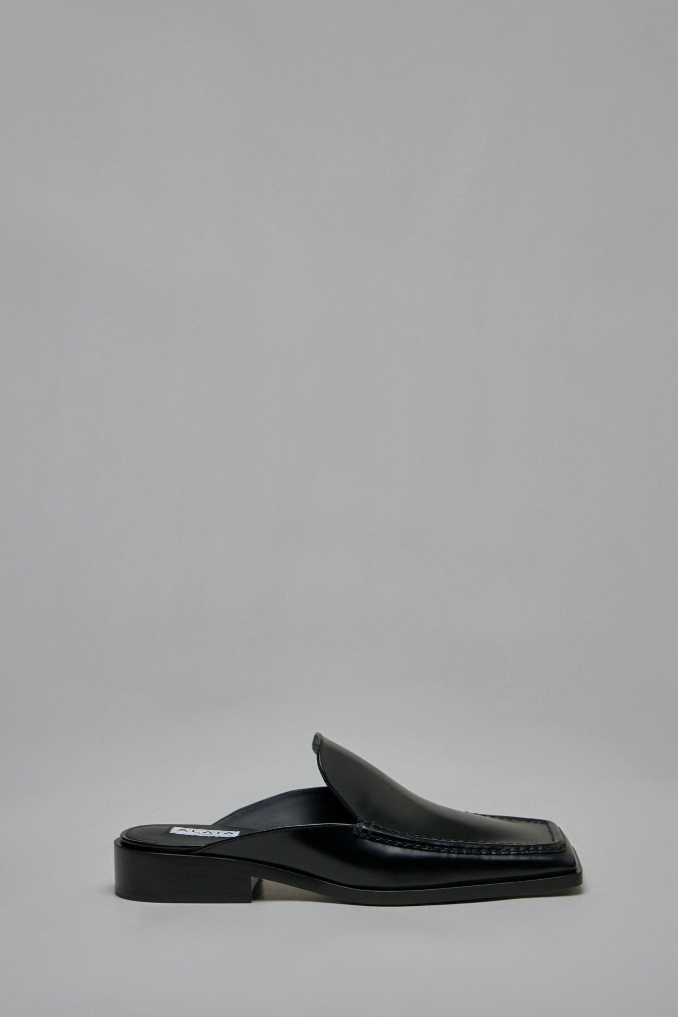 Square Loafer Mules