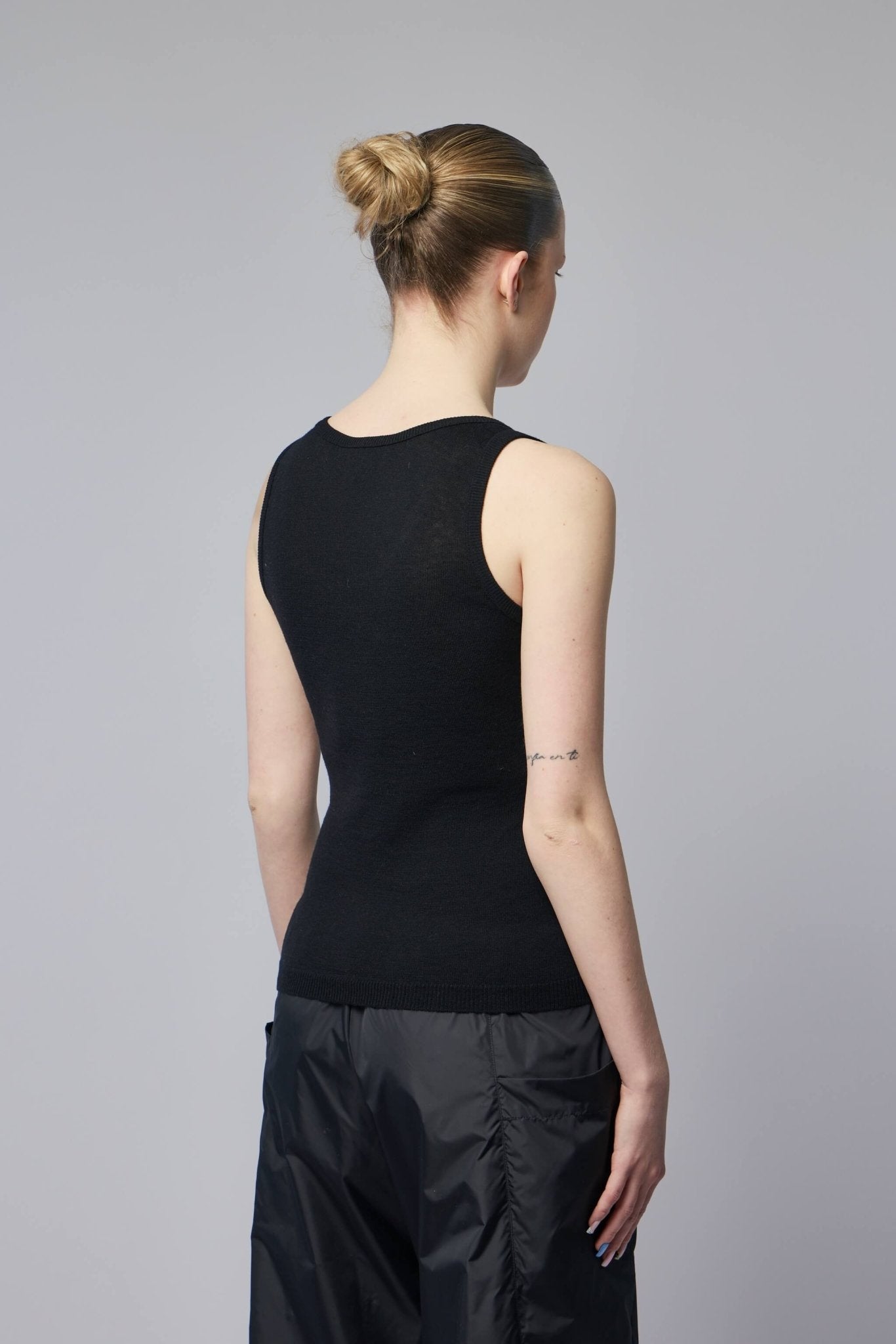 Sheer Wool Tank Top