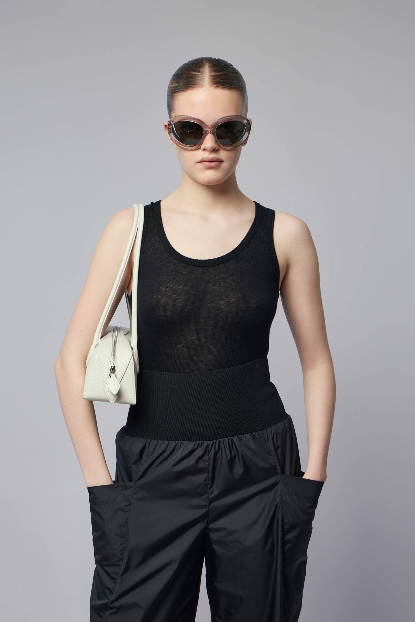 Sheer Wool Tank Top