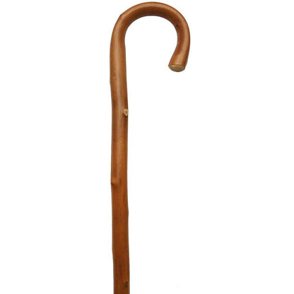 Tourist Walking Cane: Natural Chestnut Shaft & Grip