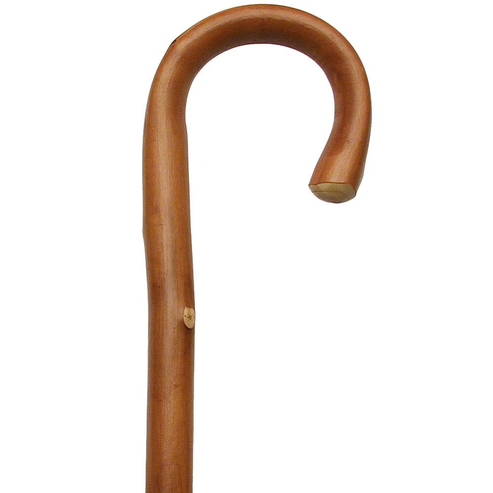 Tourist Walking Cane: Natural Chestnut Shaft & Grip