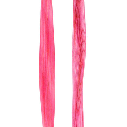USA-Made Twisted Chic Pink Cane: Vibrant Colorwood Laminate