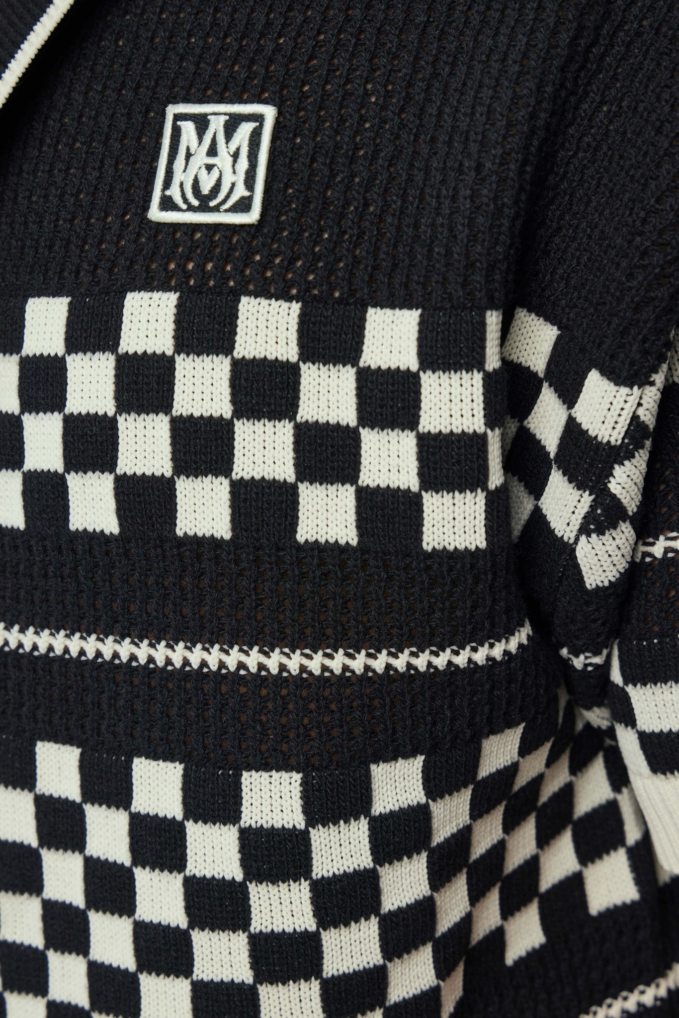Checkered Mesh Shirt