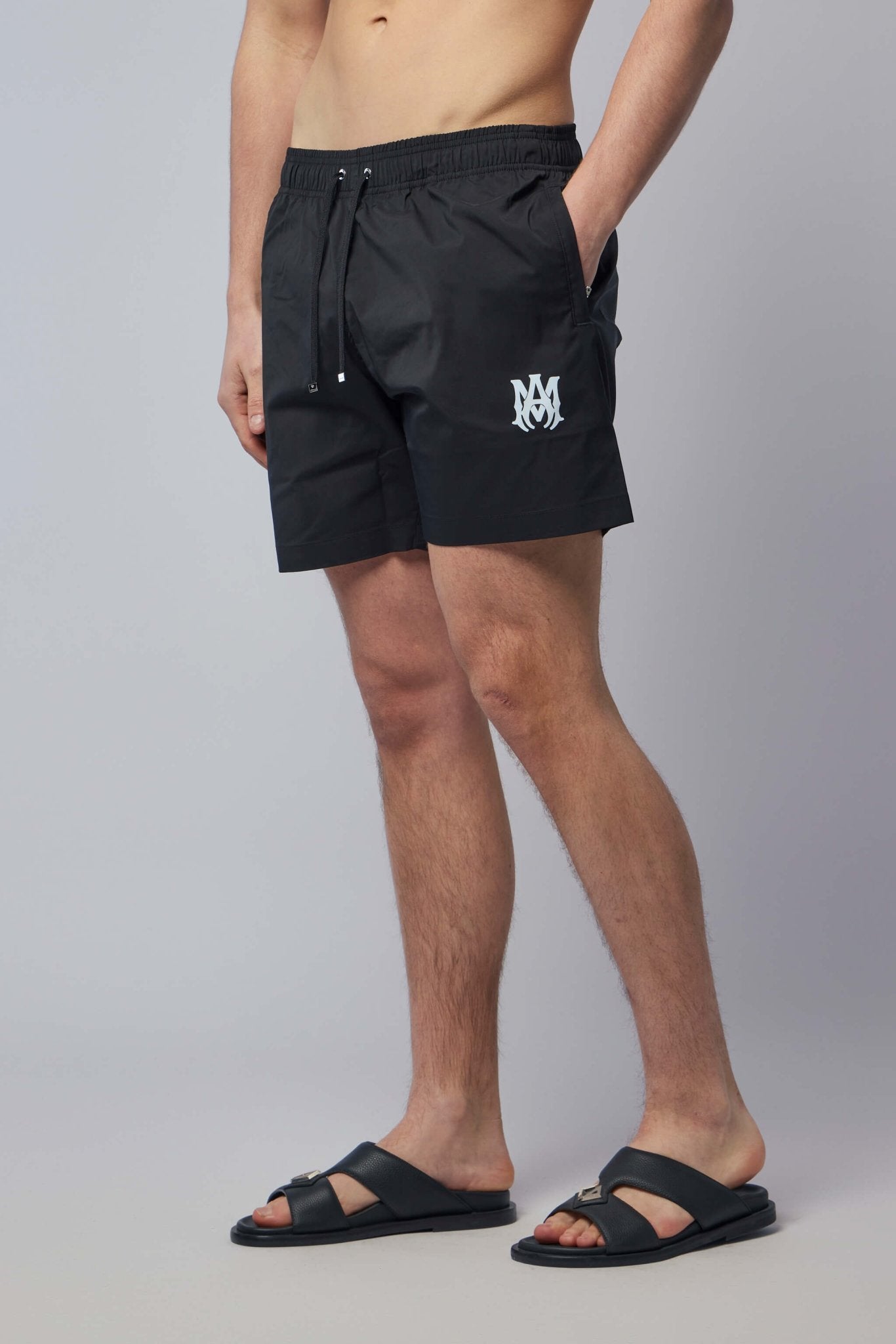 Logo Drawstring Swim Shorts