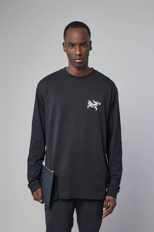 Kragg Sl Cotton Bird Tile Shirt Ls