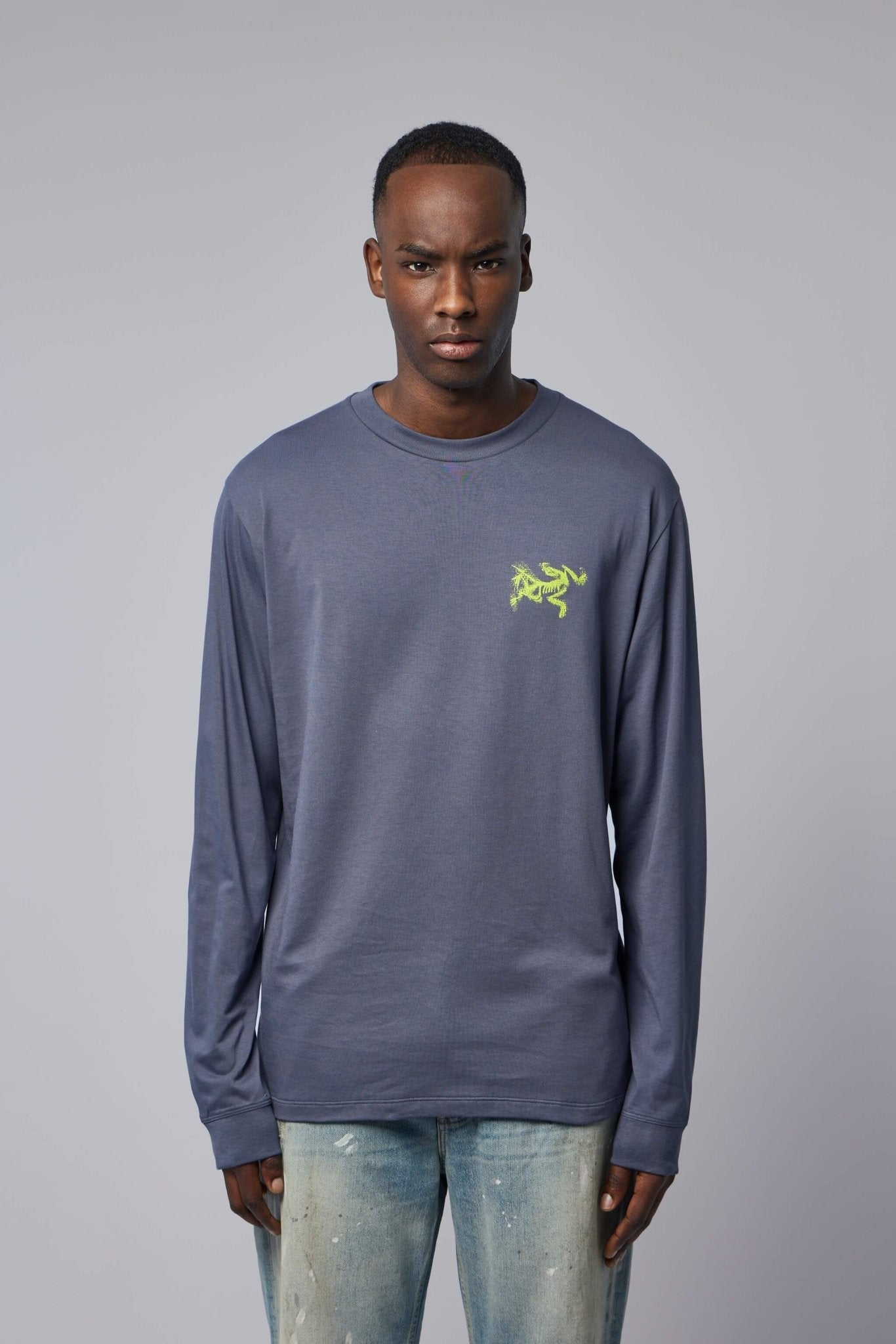 Kragg Sl Cotton Bird Tile Shirt Ls